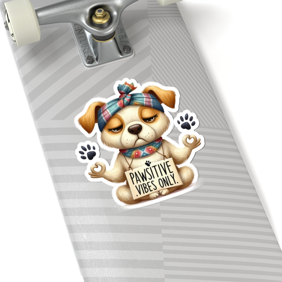 Pawsitive Vibes Only Dog Sticker