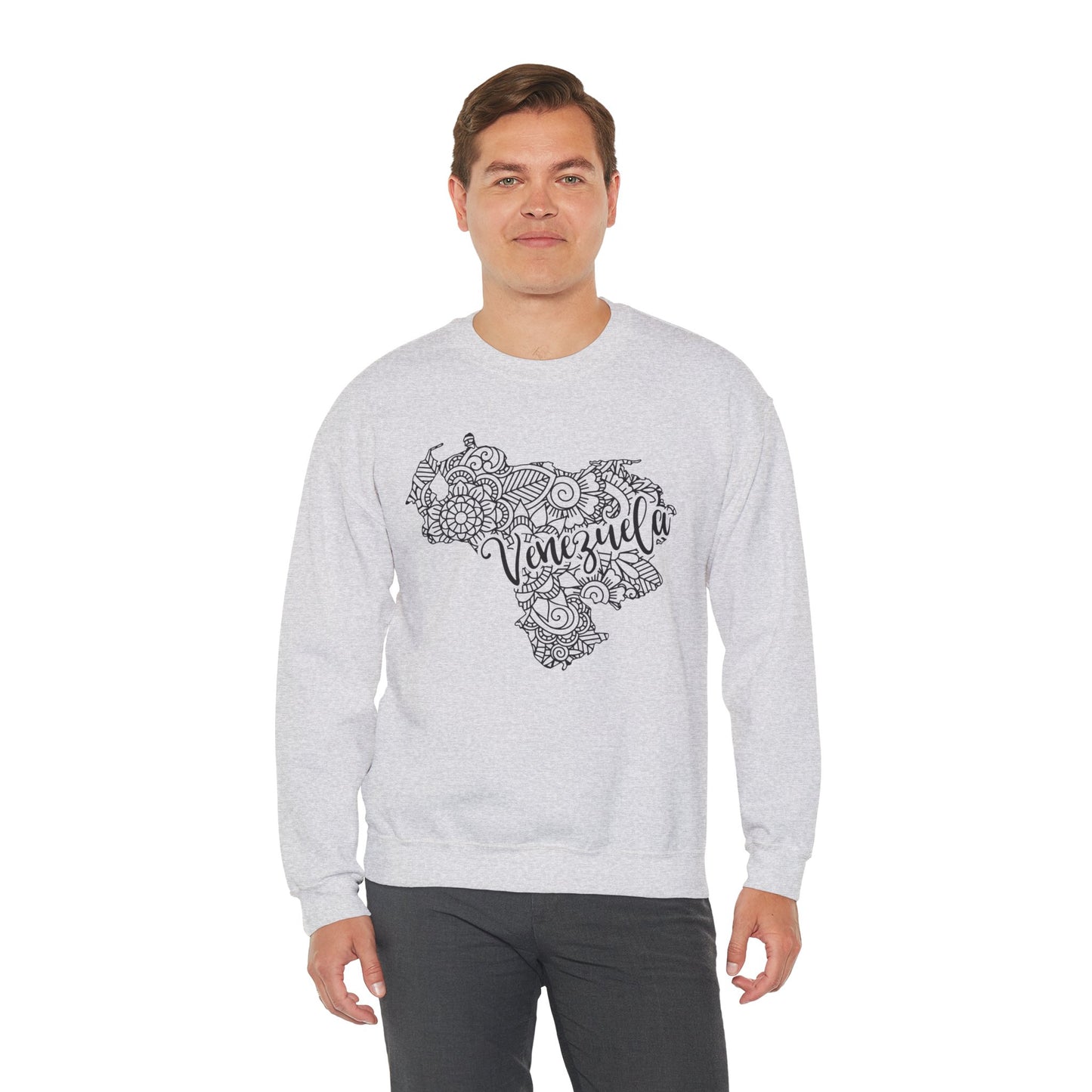 Venezuela Map Crewneck Sweatshirt