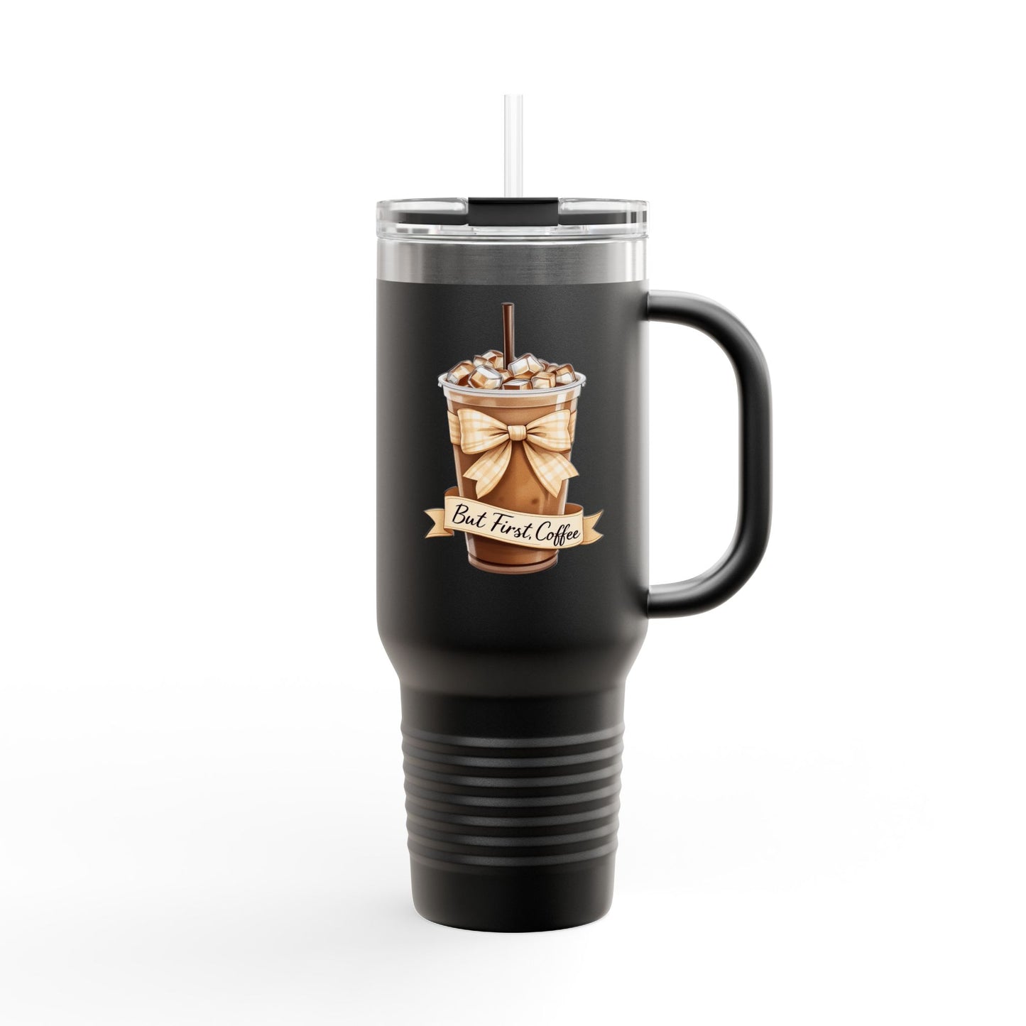 But First Coffee Insulated Travel Mug