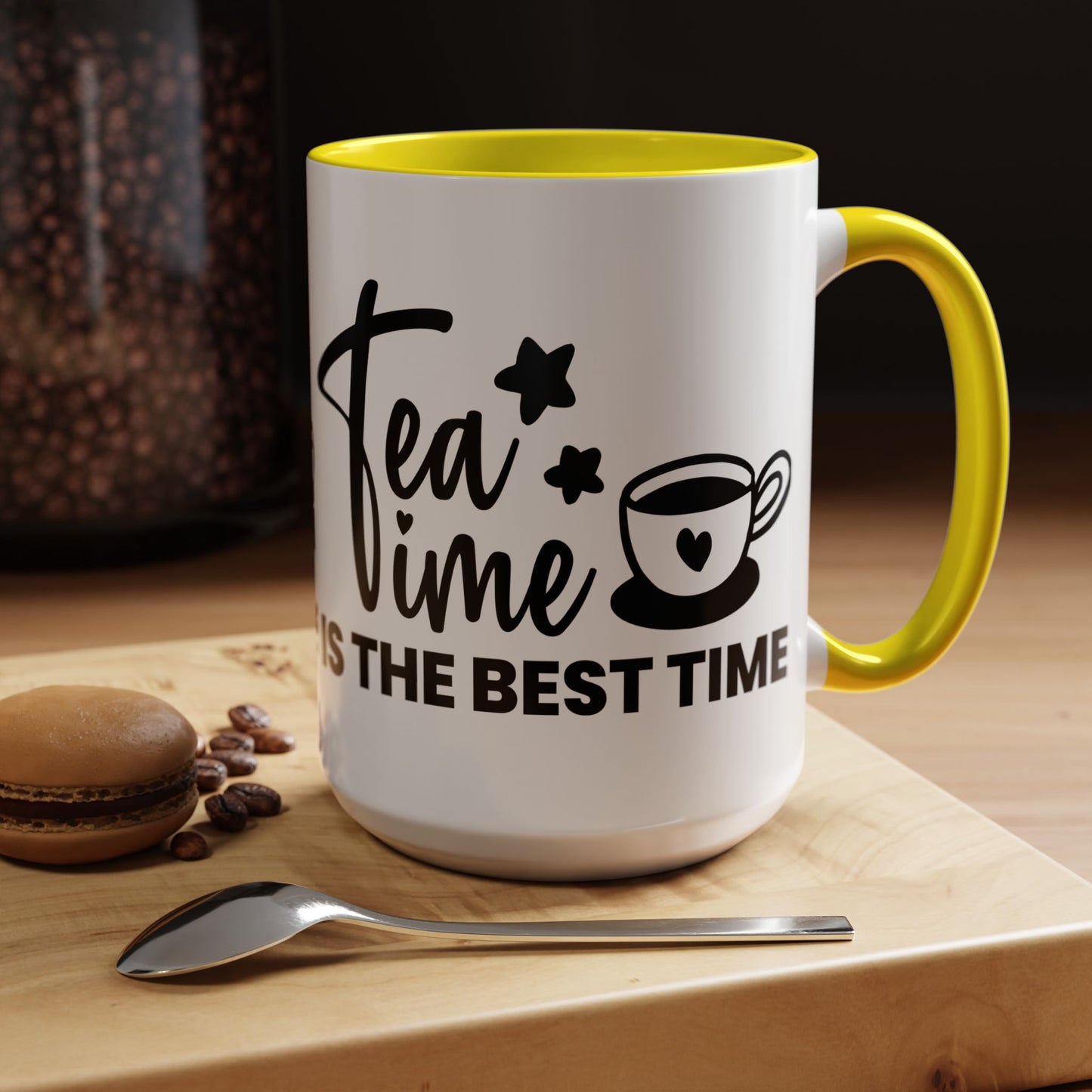 Tea Time Accent Coffee Mug