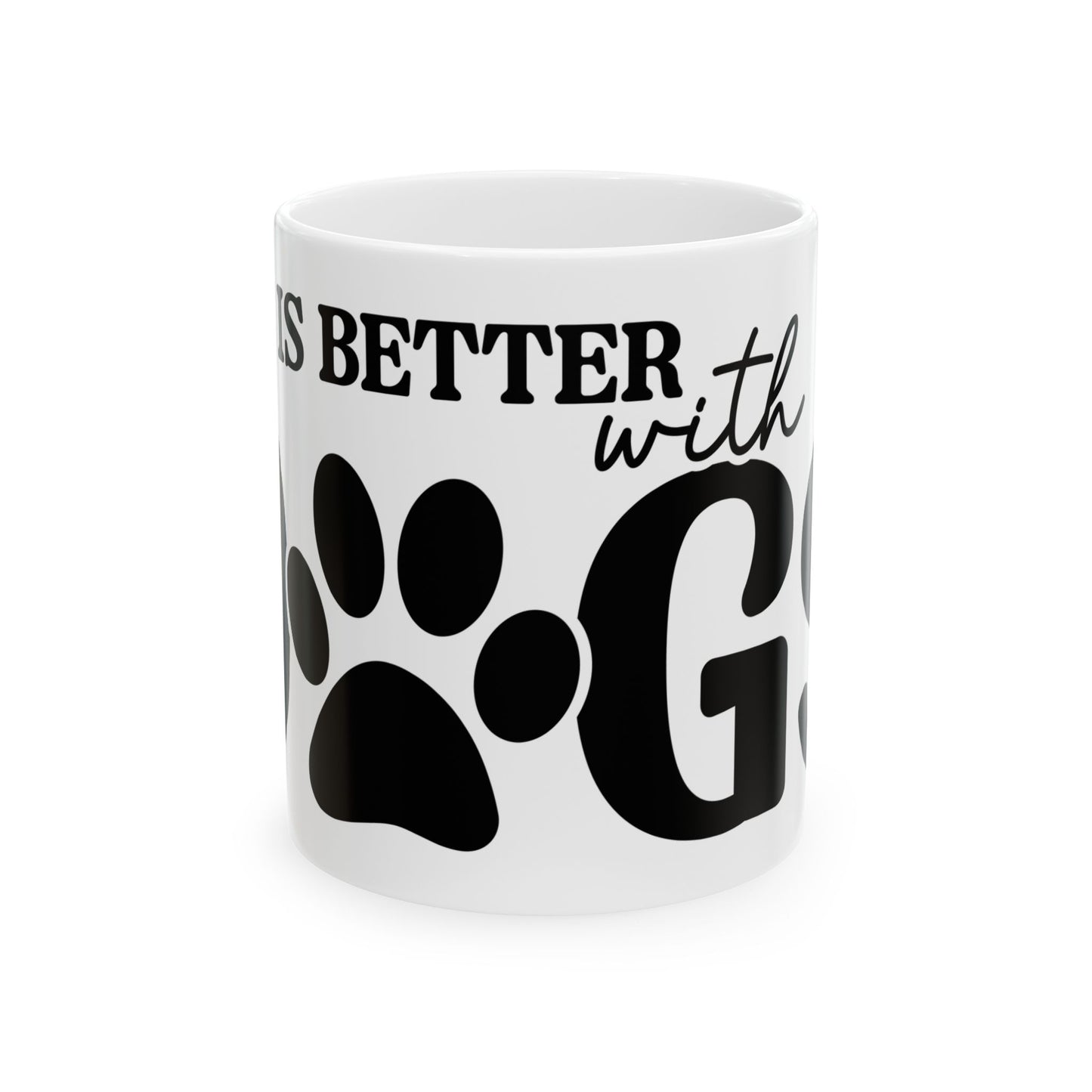 Paw Print Dog Lover Mug - 11oz & 15oz