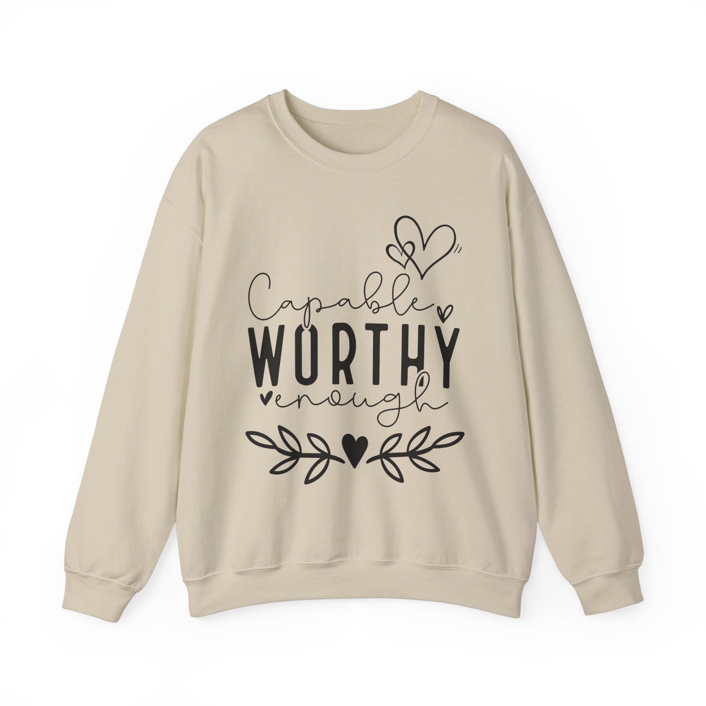 Capable & Worthy Unisex Crewneck Sweatshirt
