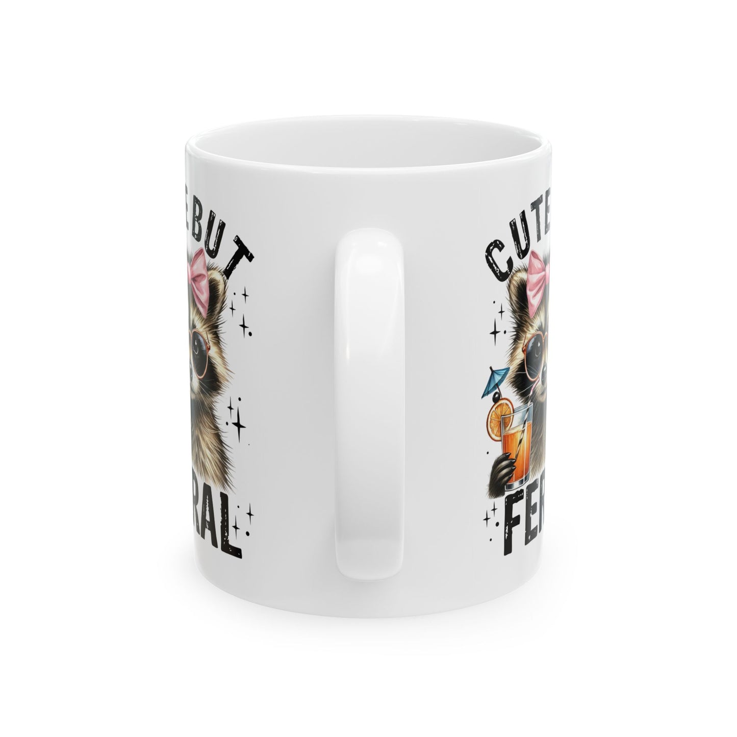 Cute But Feral Cat Mug