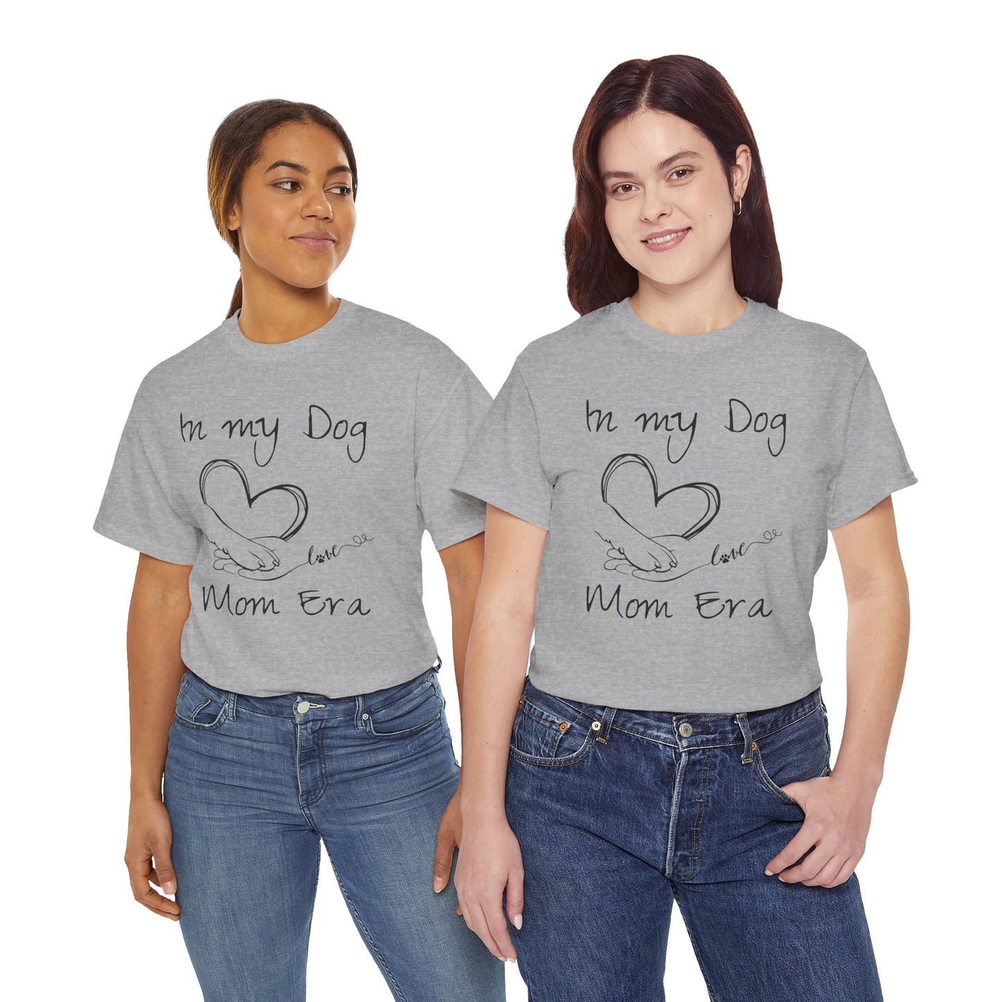 In My Dog Mom Era Unisex Heavy Cotton Tee