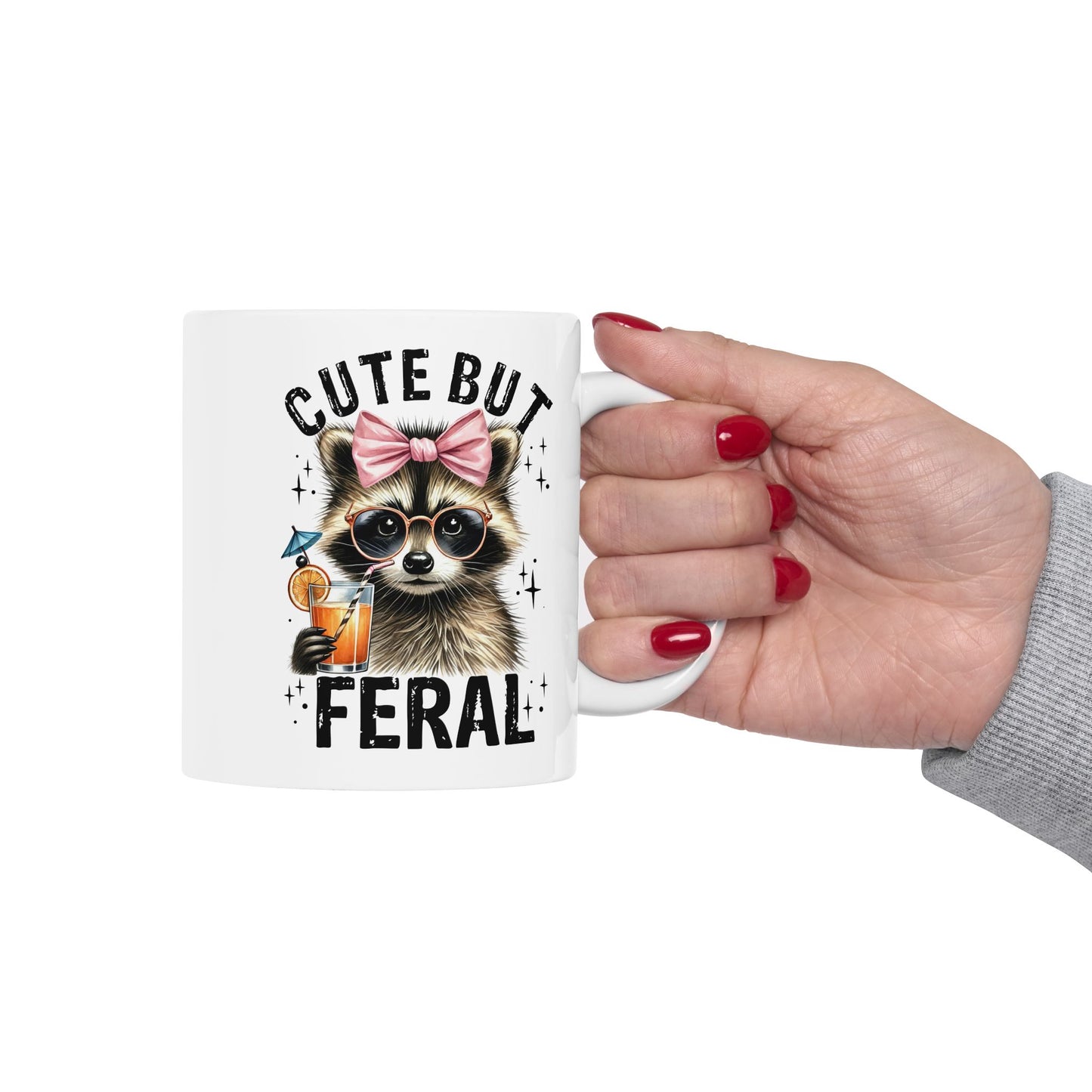Cute But Feral Cat Mug