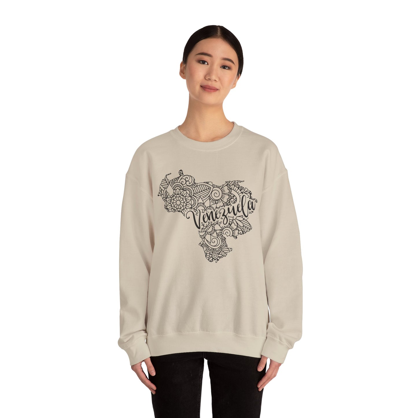 Venezuela Map Crewneck Sweatshirt
