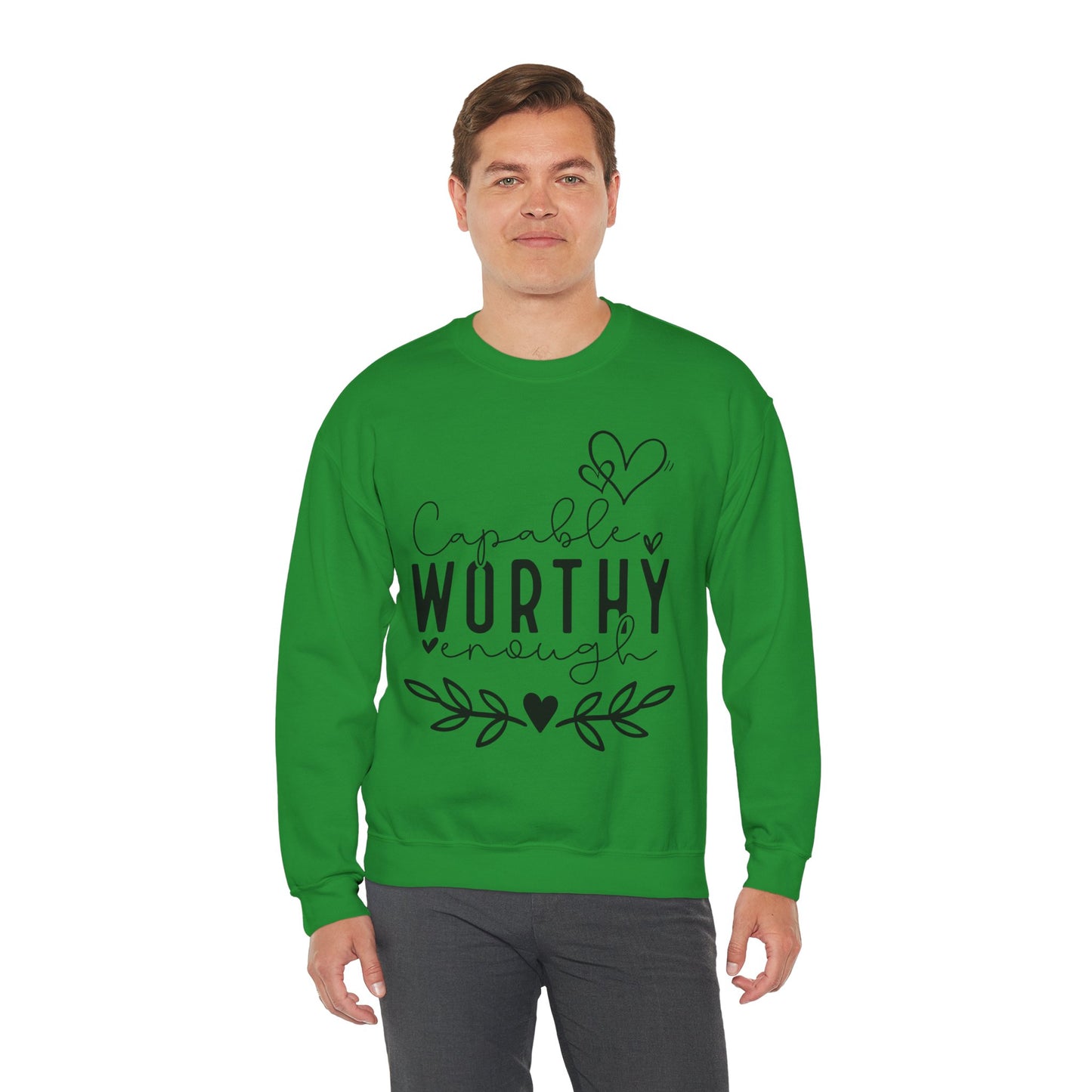 Capable & Worthy Unisex Crewneck Sweatshirt