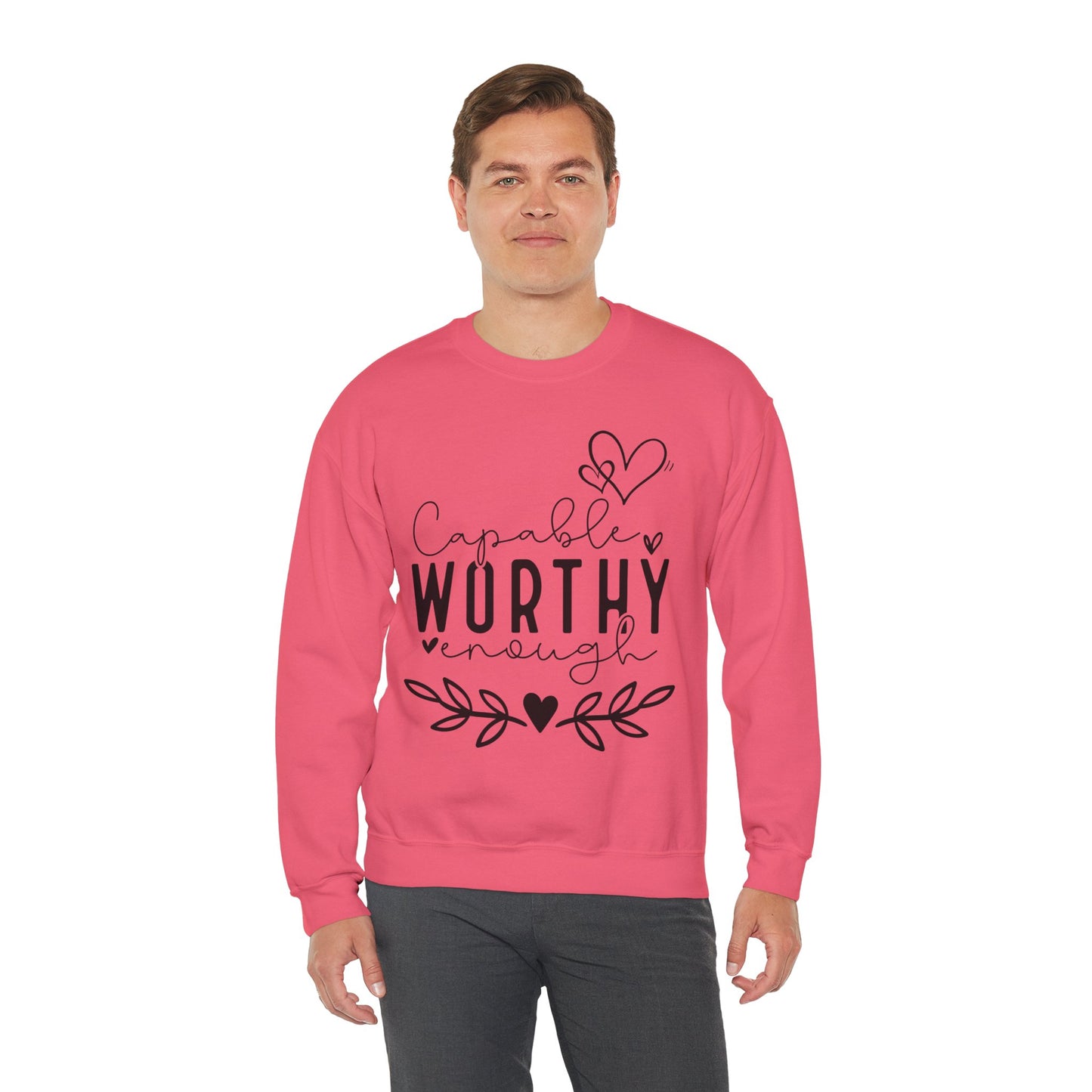 Capable & Worthy Unisex Crewneck Sweatshirt