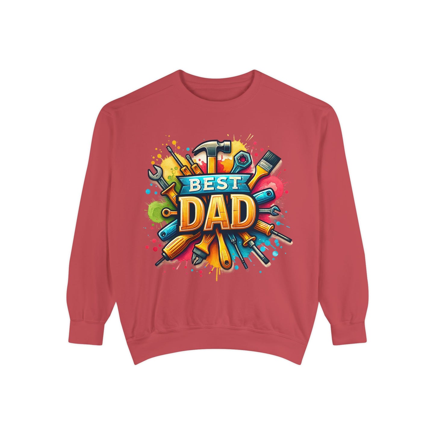 Best Dad Garment-Dyed Sweatshirt