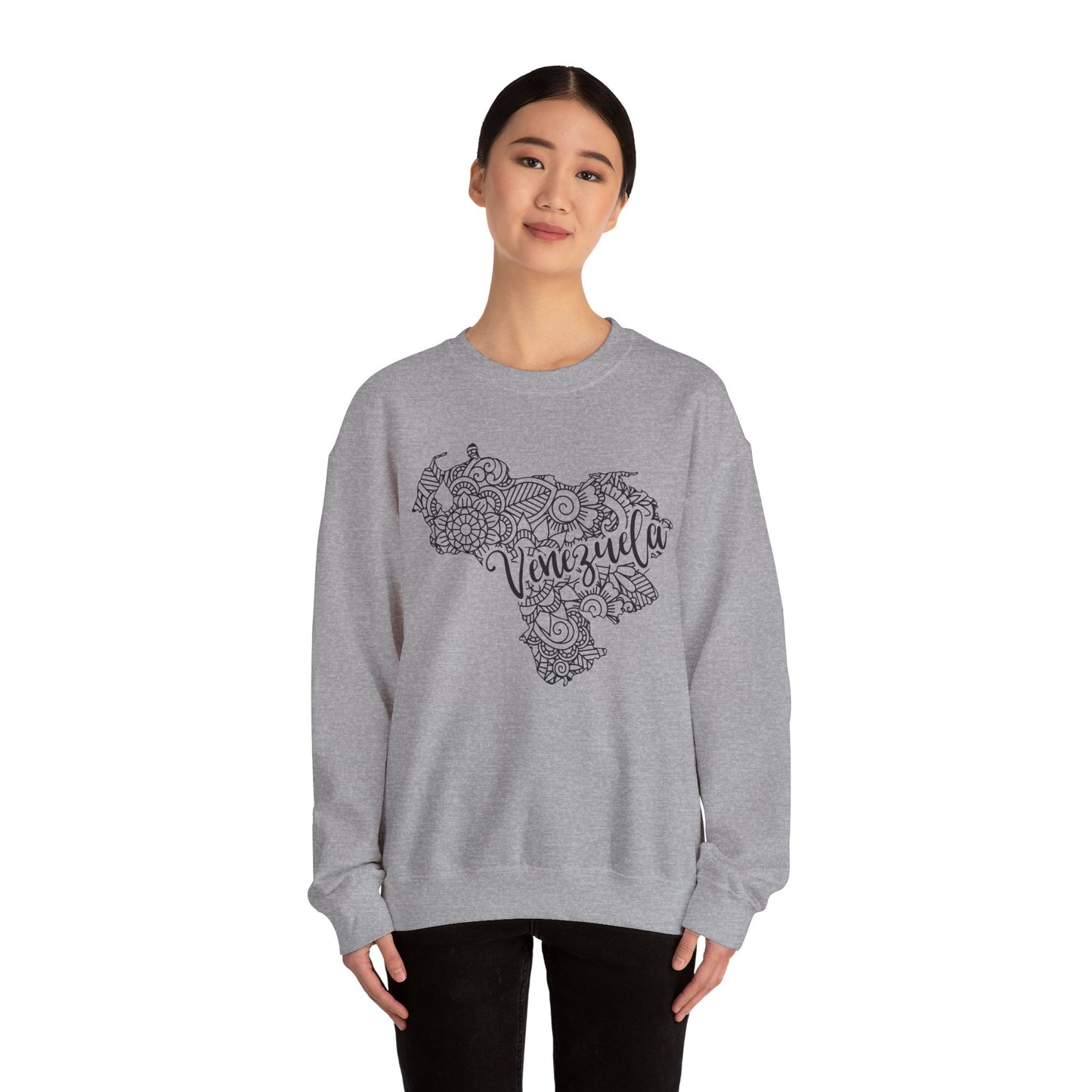Venezuela Map Crewneck Sweatshirt
