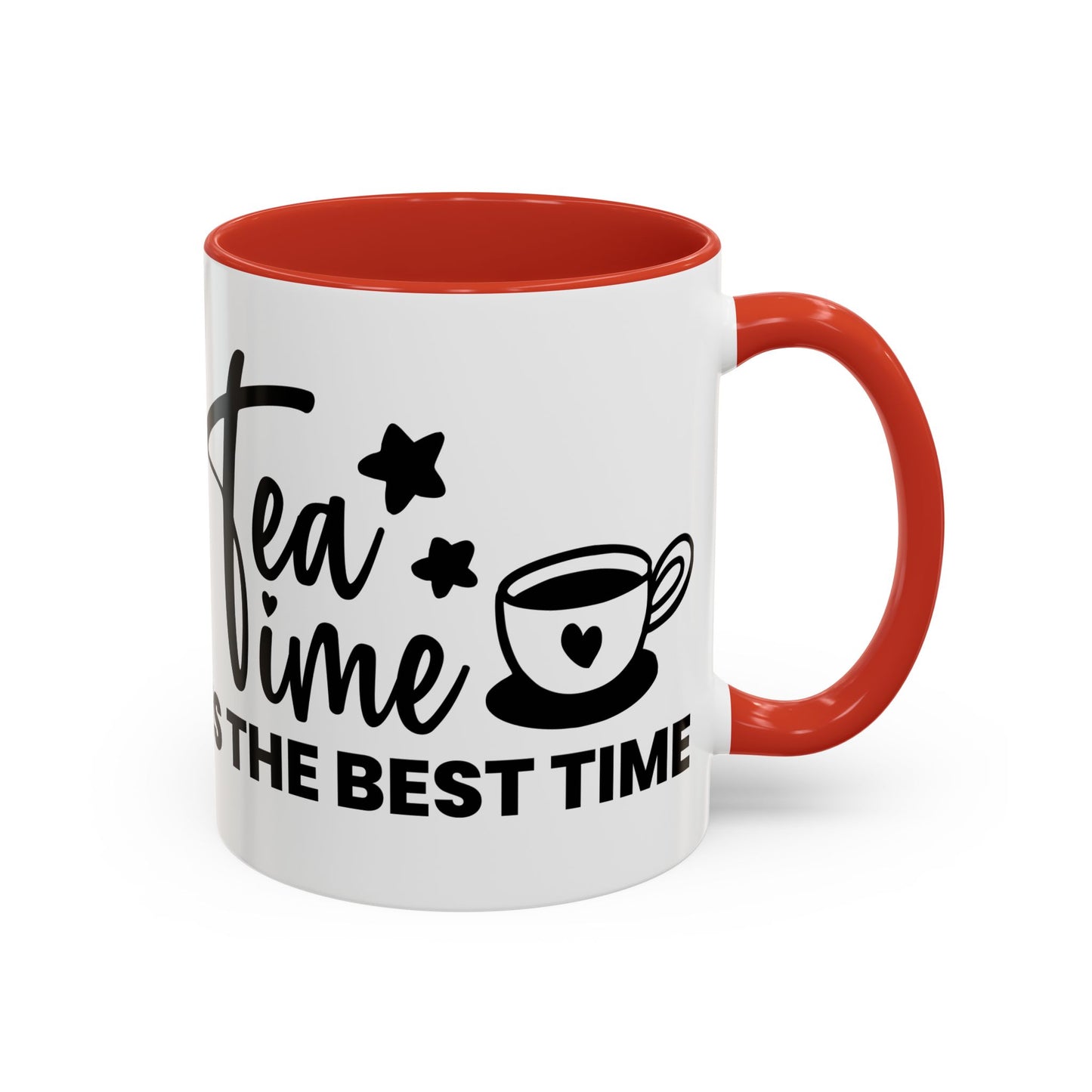 Tea Time Accent Coffee Mug