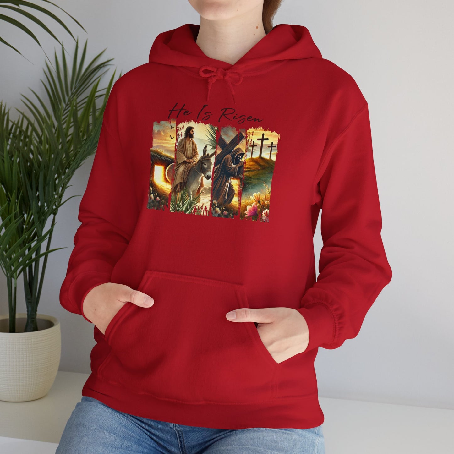 He Is Risen - Heavy Blend Hoodie