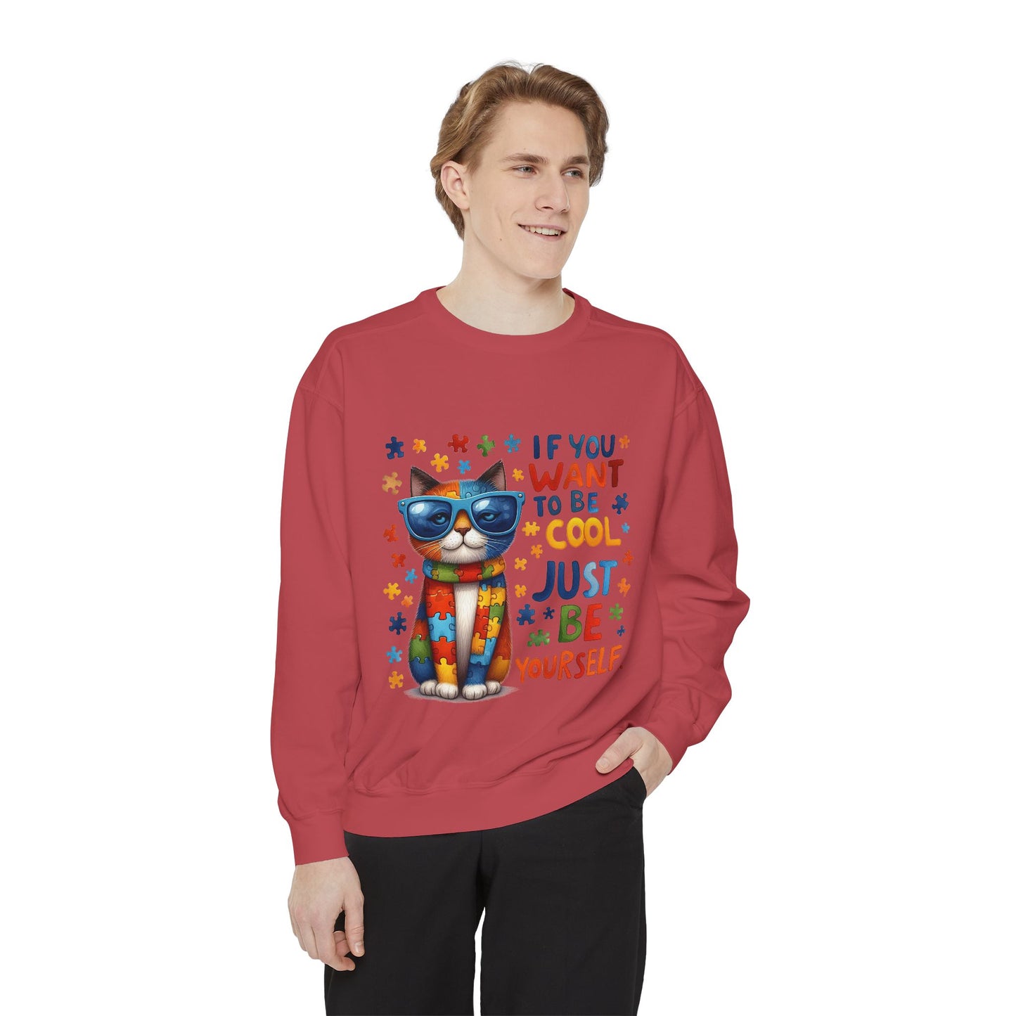 Cool Cat Inspirational Sweatshirt