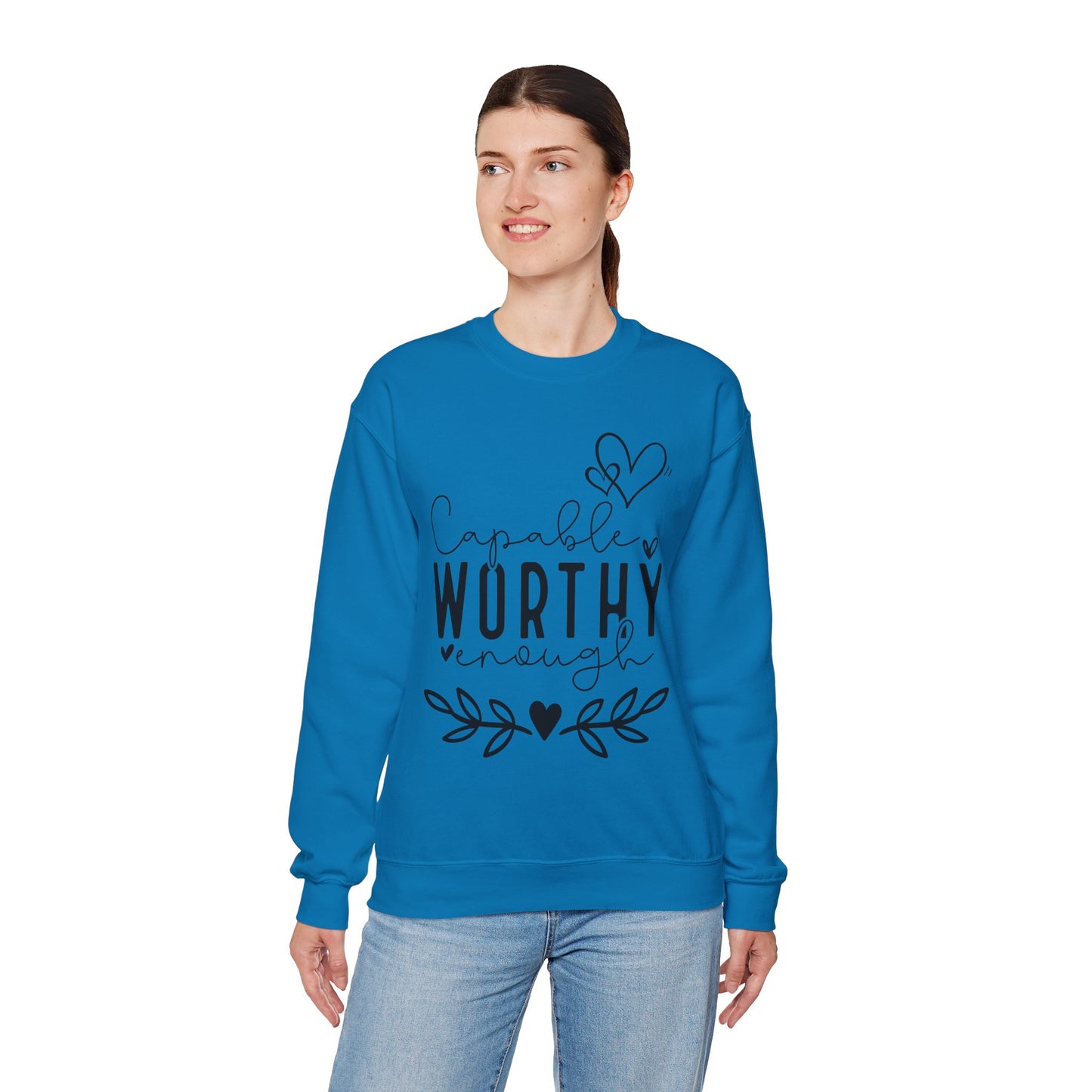 Capable & Worthy Unisex Crewneck Sweatshirt