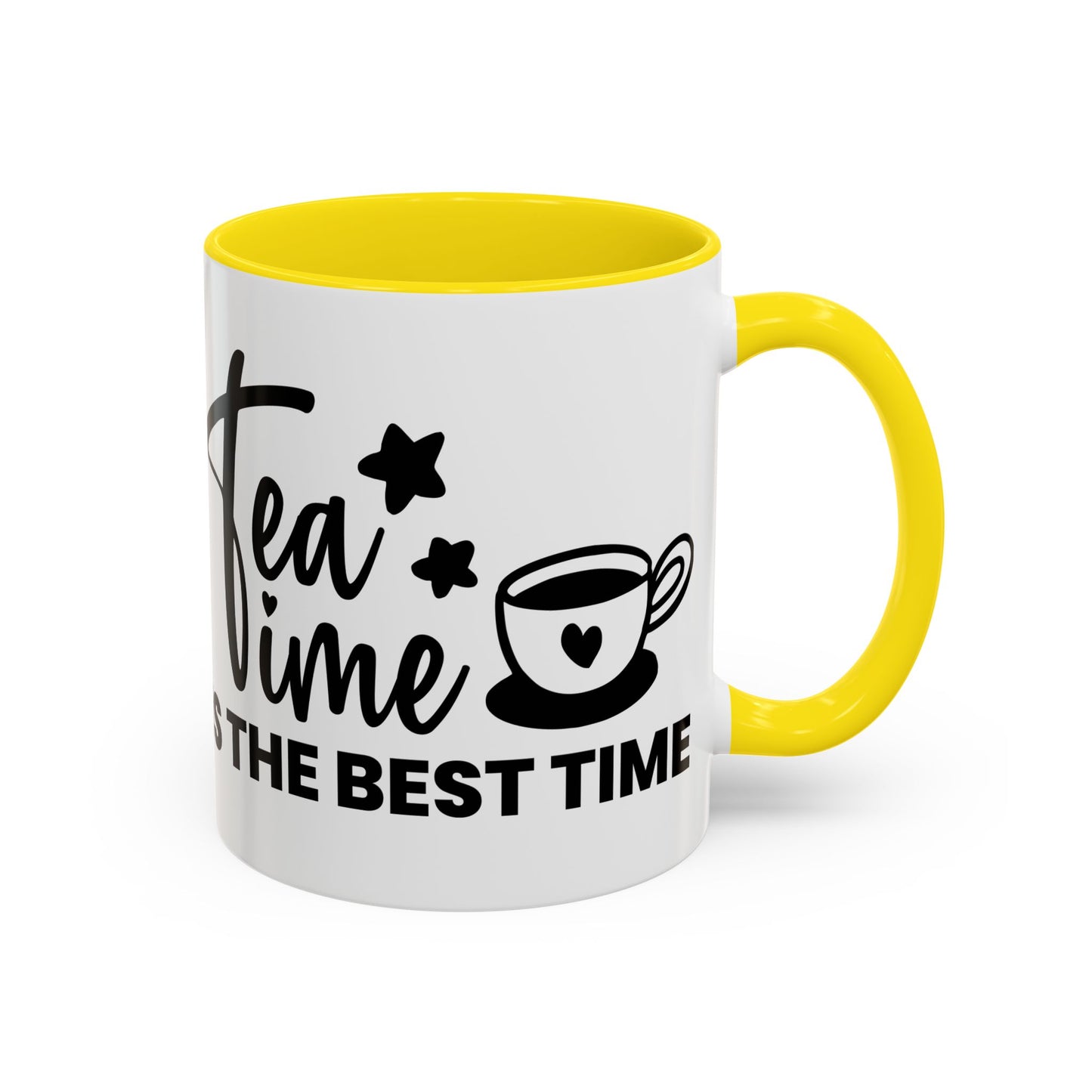 Tea Time Accent Coffee Mug