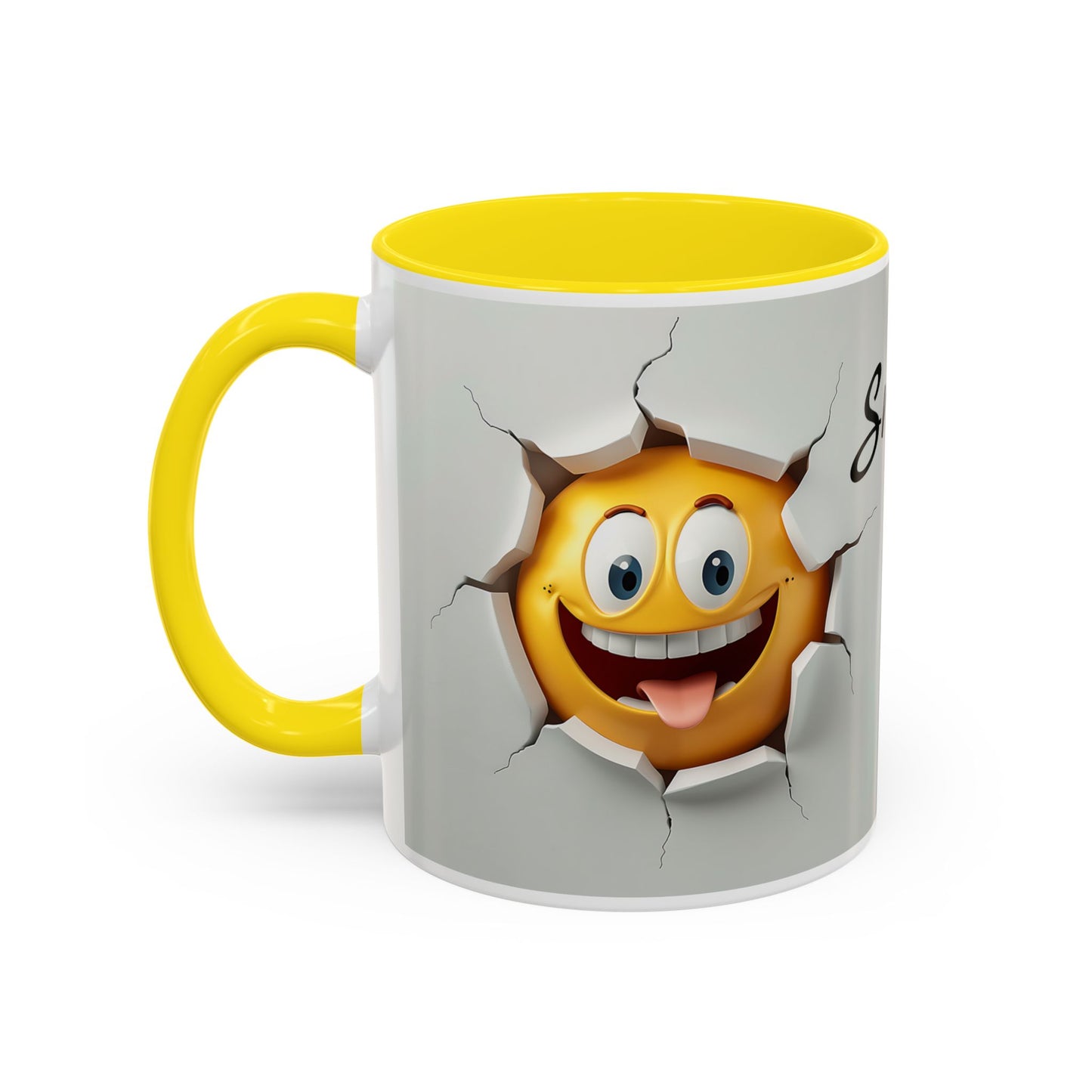 Funny Smile Accent Coffee Mug