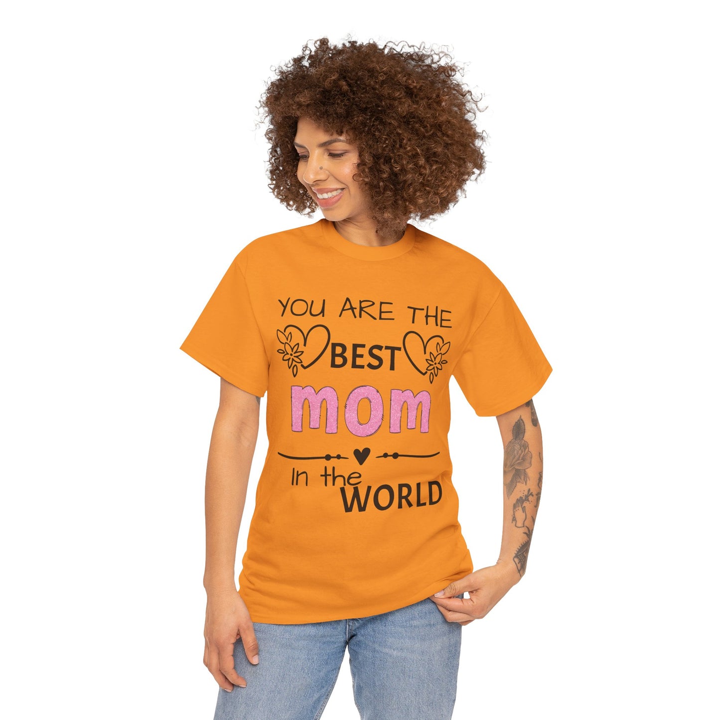 Best Mom Unisex Heavy Cotton Tee
