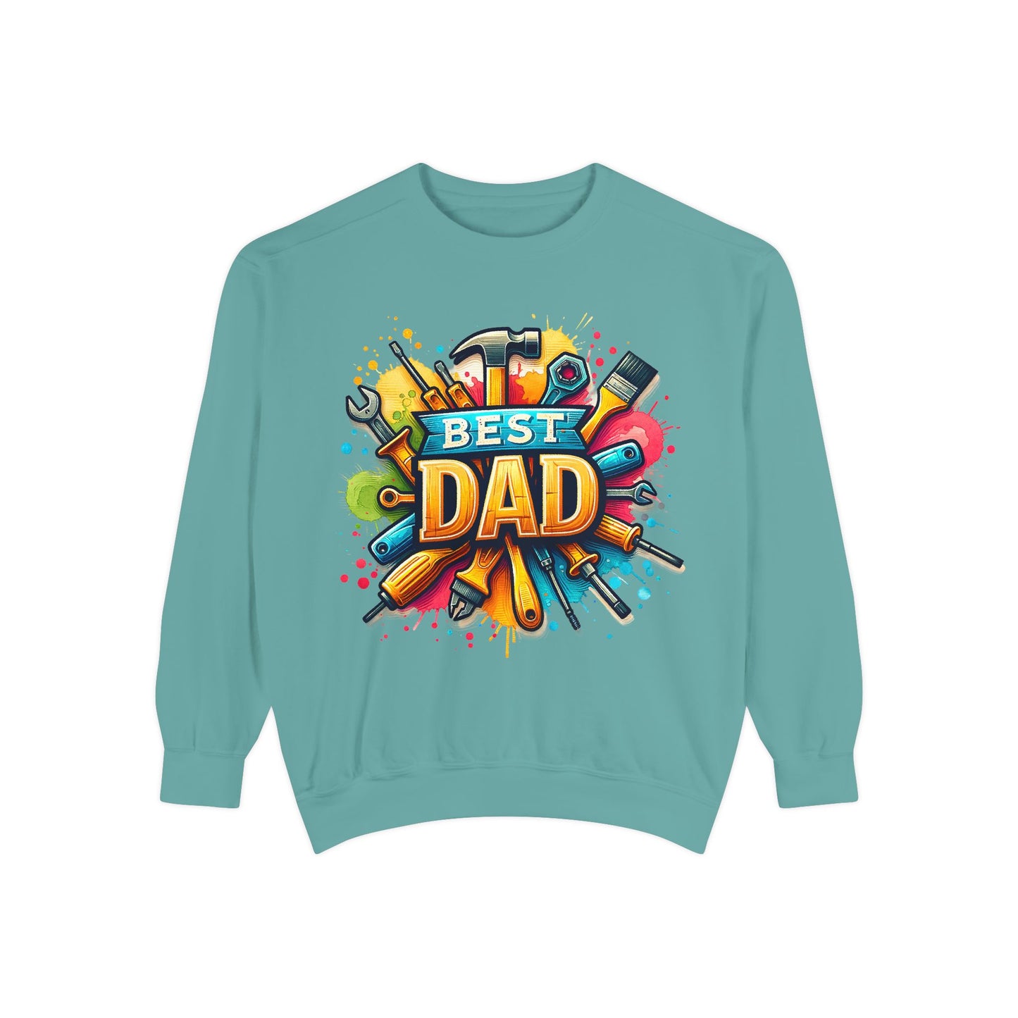 Best Dad Garment-Dyed Sweatshirt