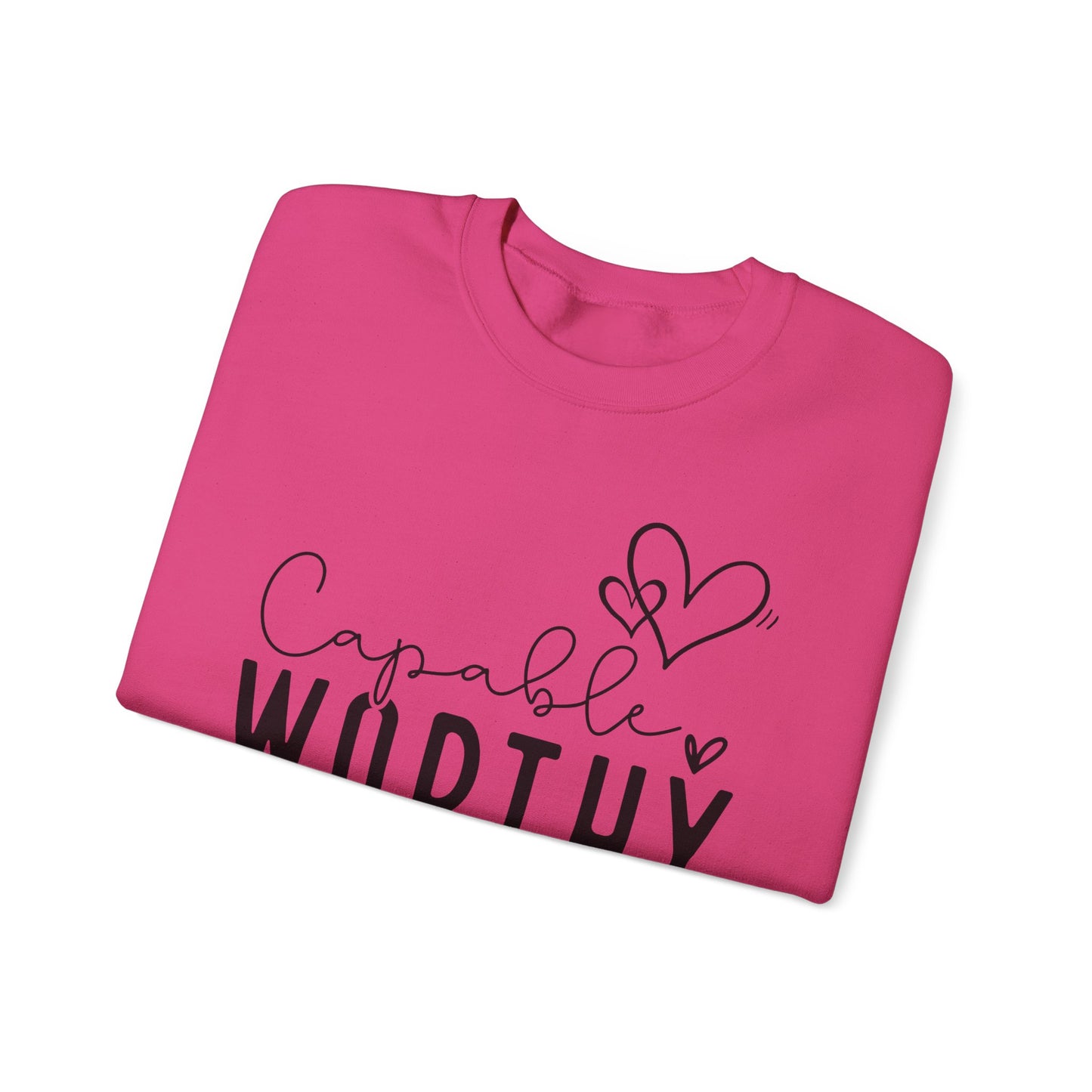 Capable & Worthy Unisex Crewneck Sweatshirt