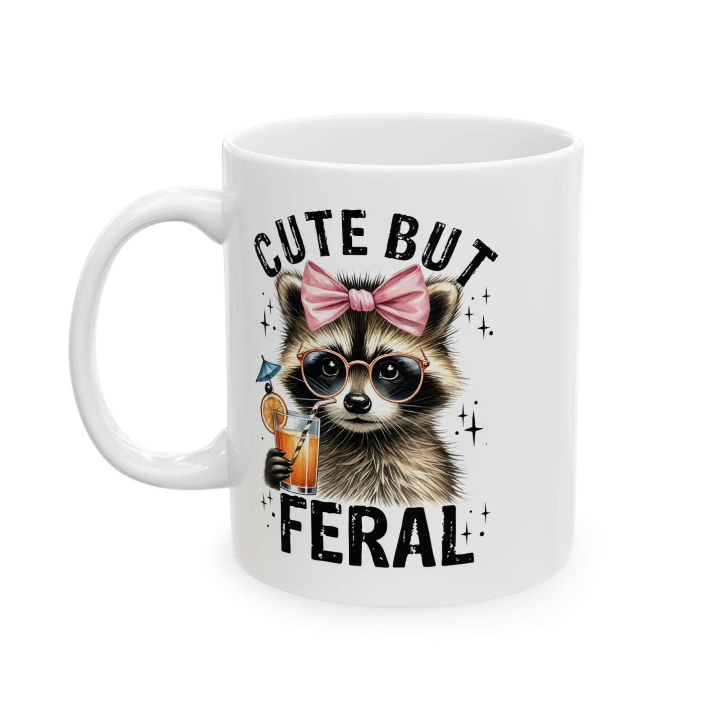 Cute But Feral Cat Mug