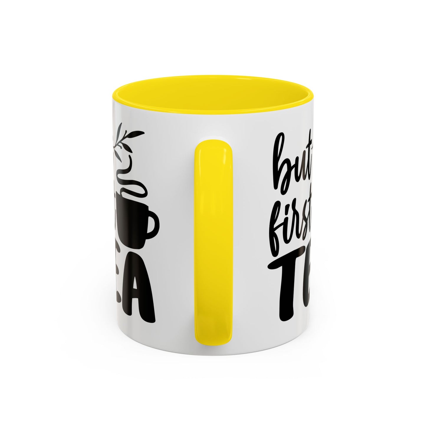 But First Tea Accent Coffee Mug
