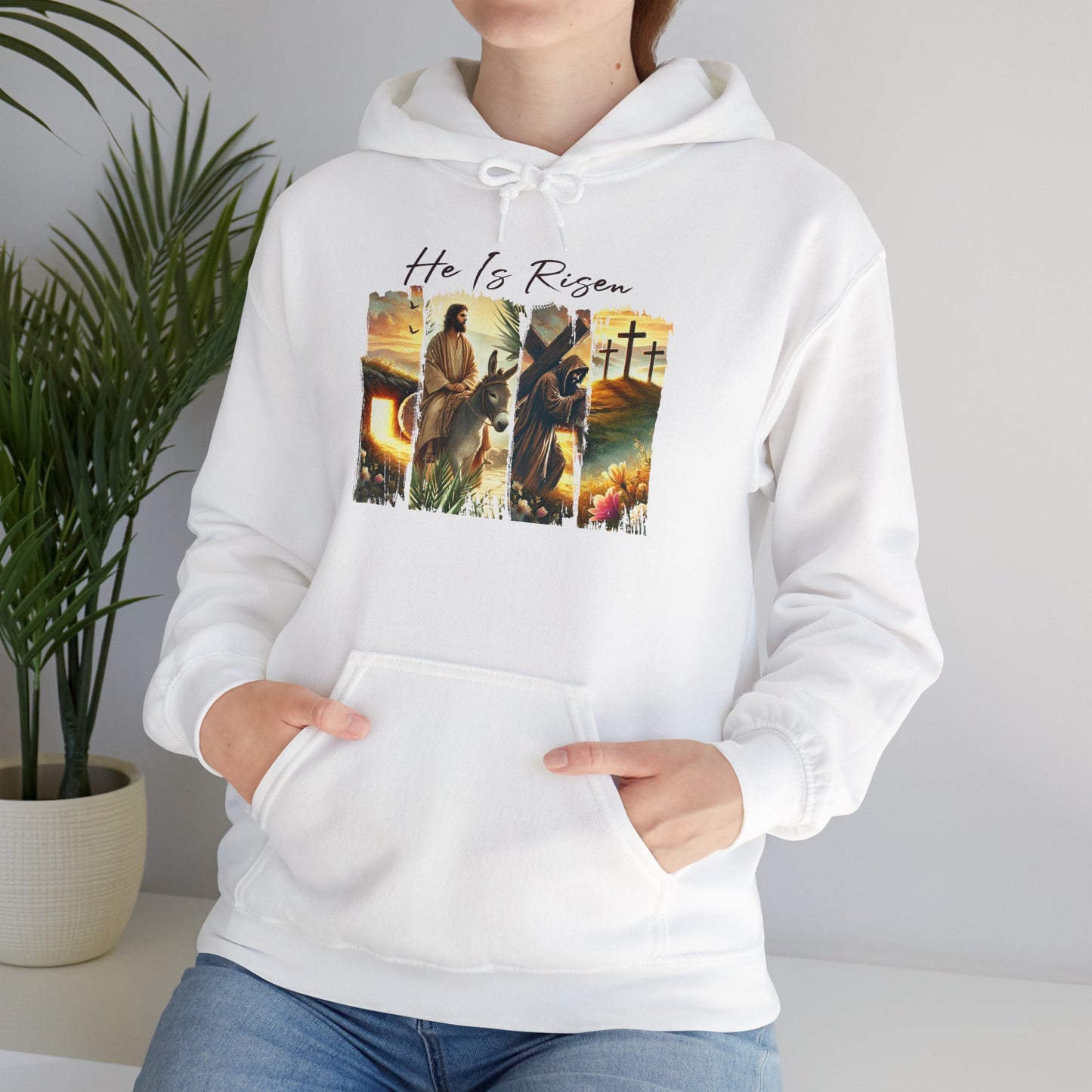 He Is Risen - Heavy Blend Hoodie