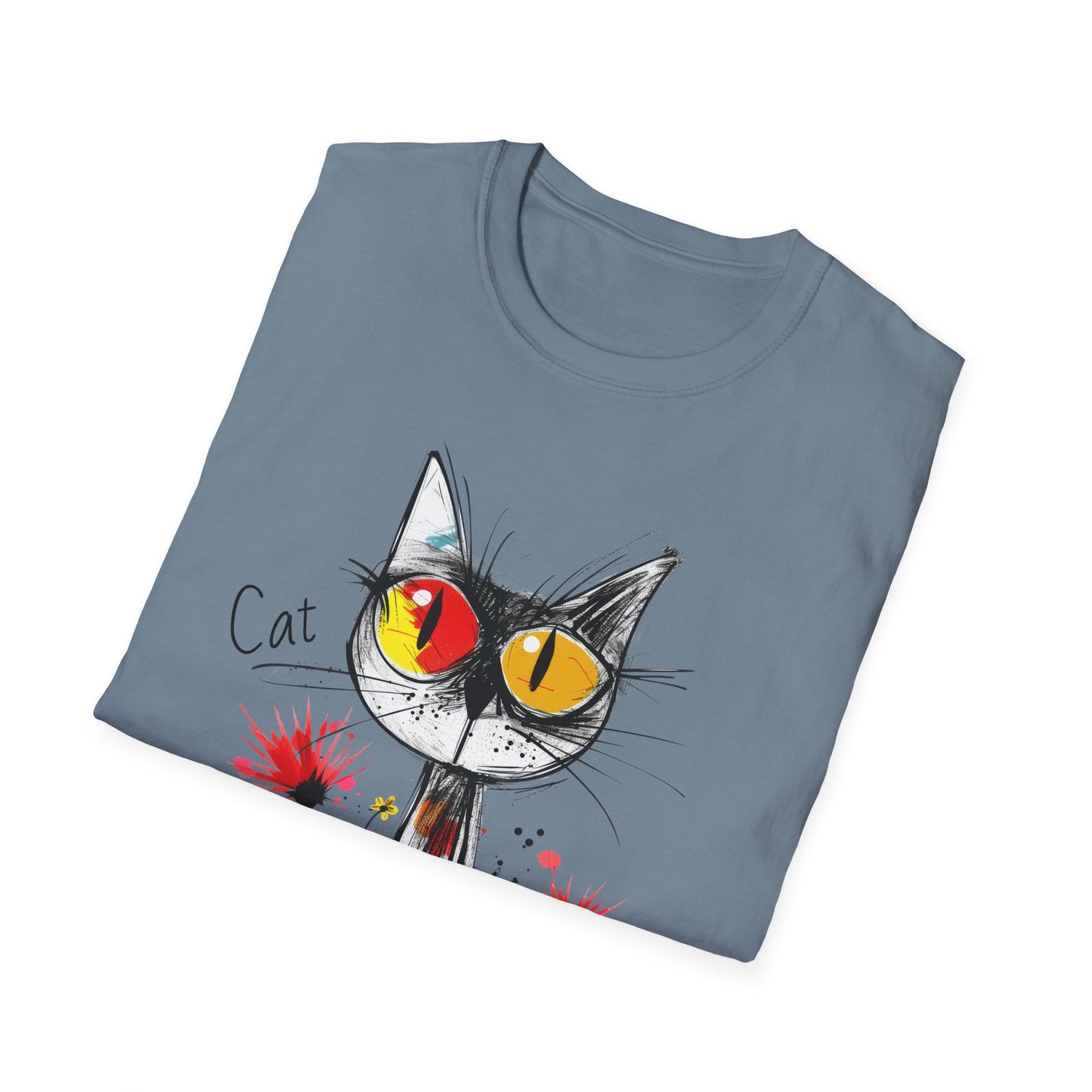 Cat Love Unisex Softstyle T-Shirt