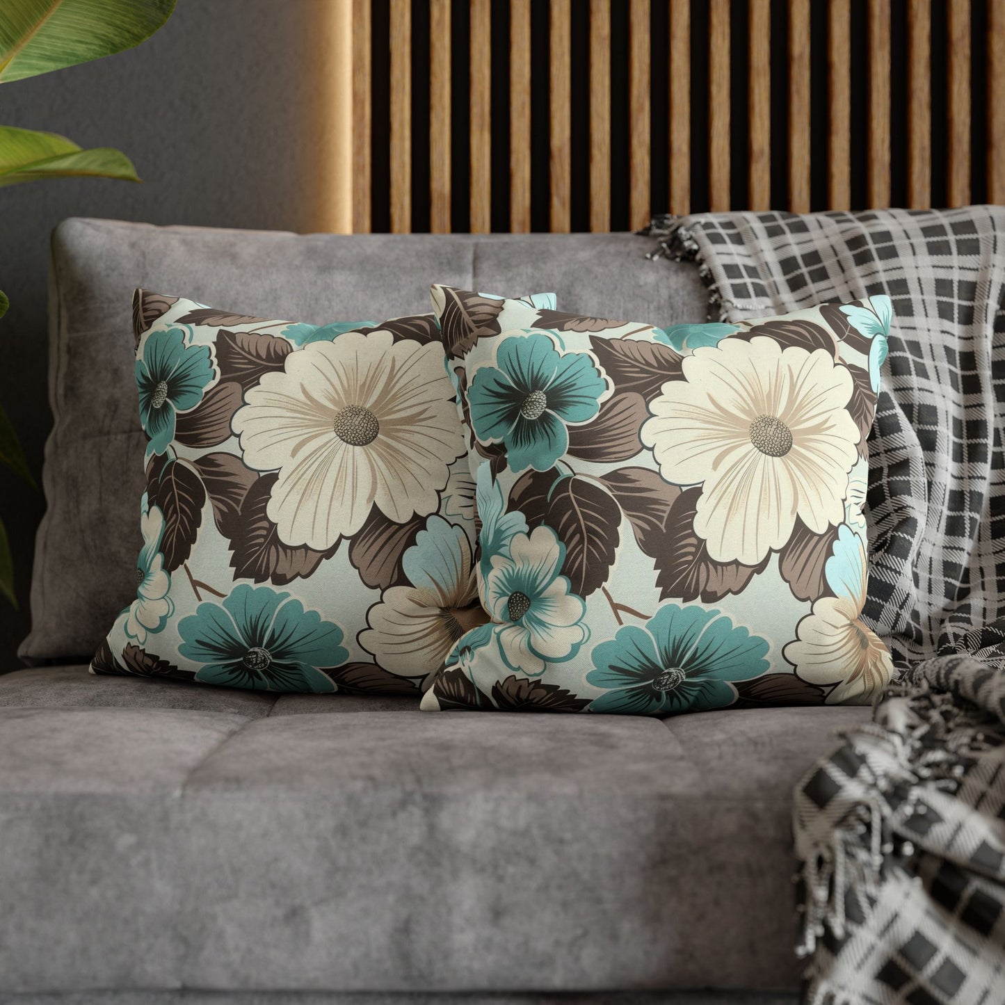 Floral Decorative Pillowcase