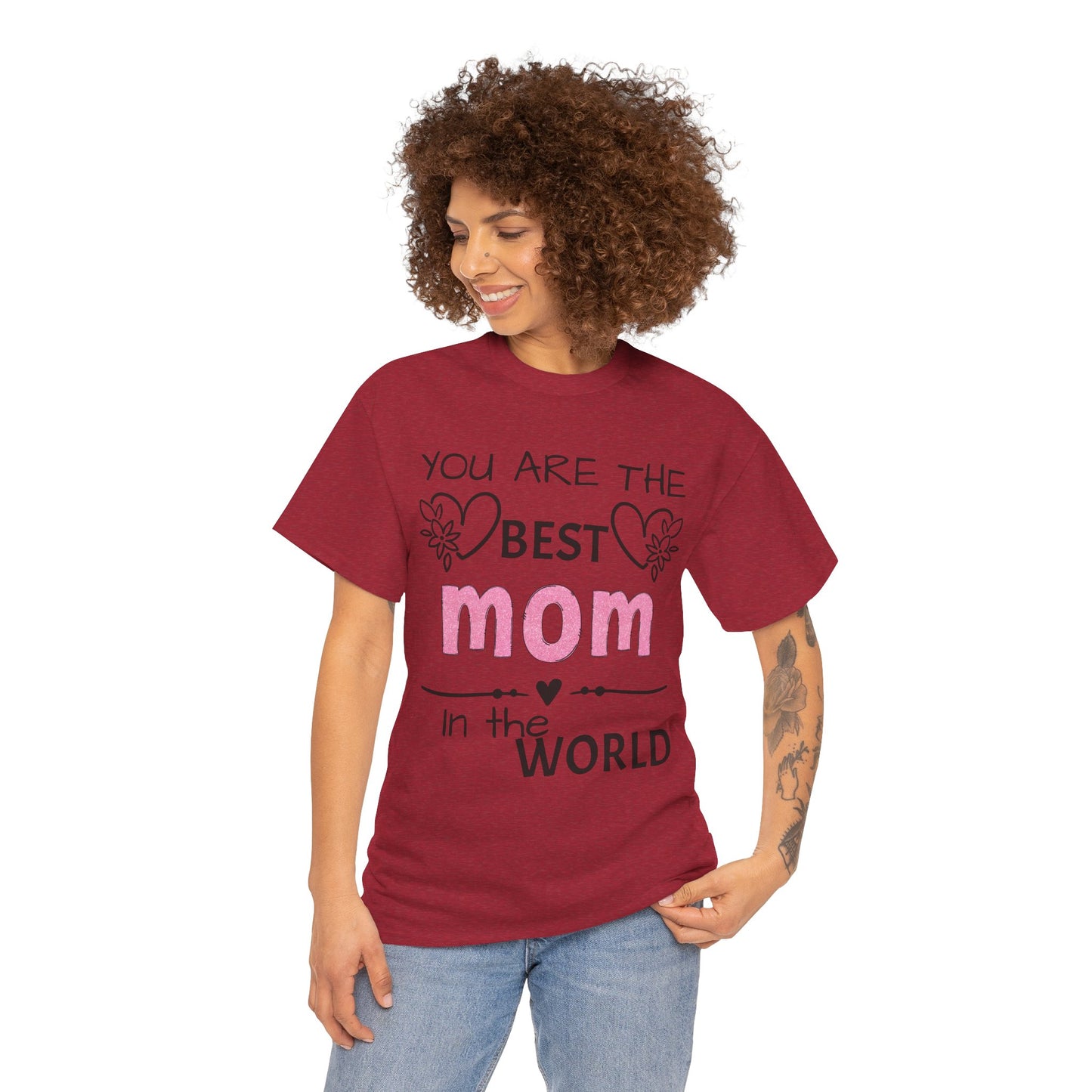 Best Mom Unisex Heavy Cotton Tee
