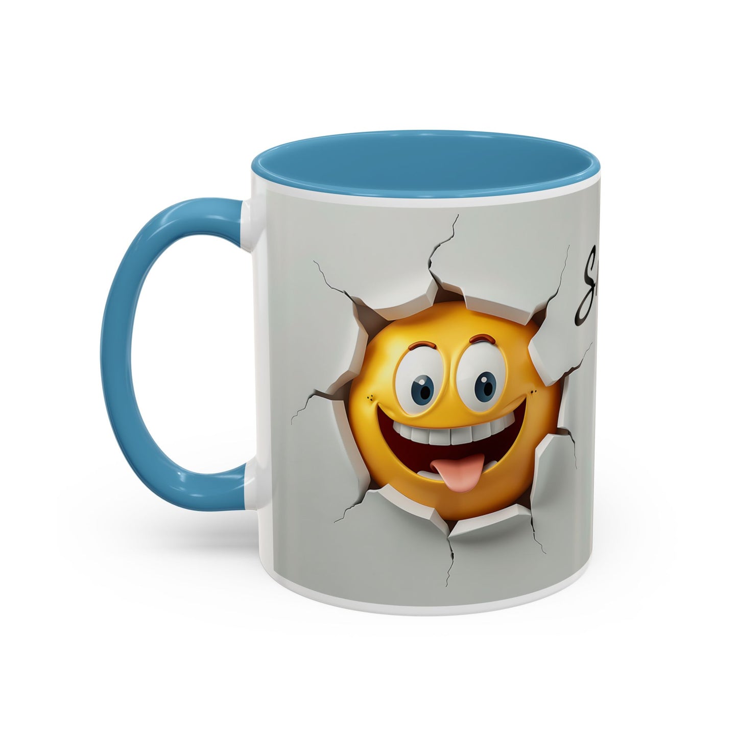 Funny Smile Accent Coffee Mug