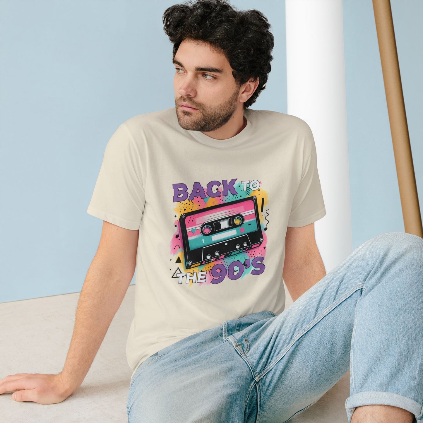Retro 90's Inspired Organic T-Shirt