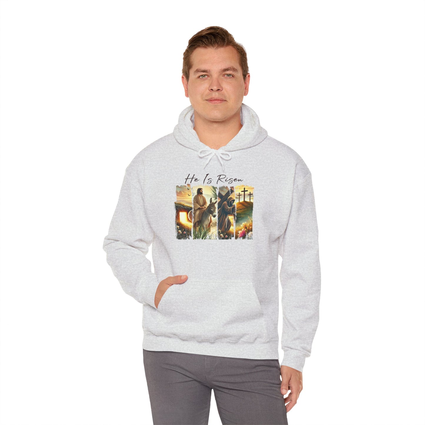 He Is Risen - Heavy Blend Hoodie