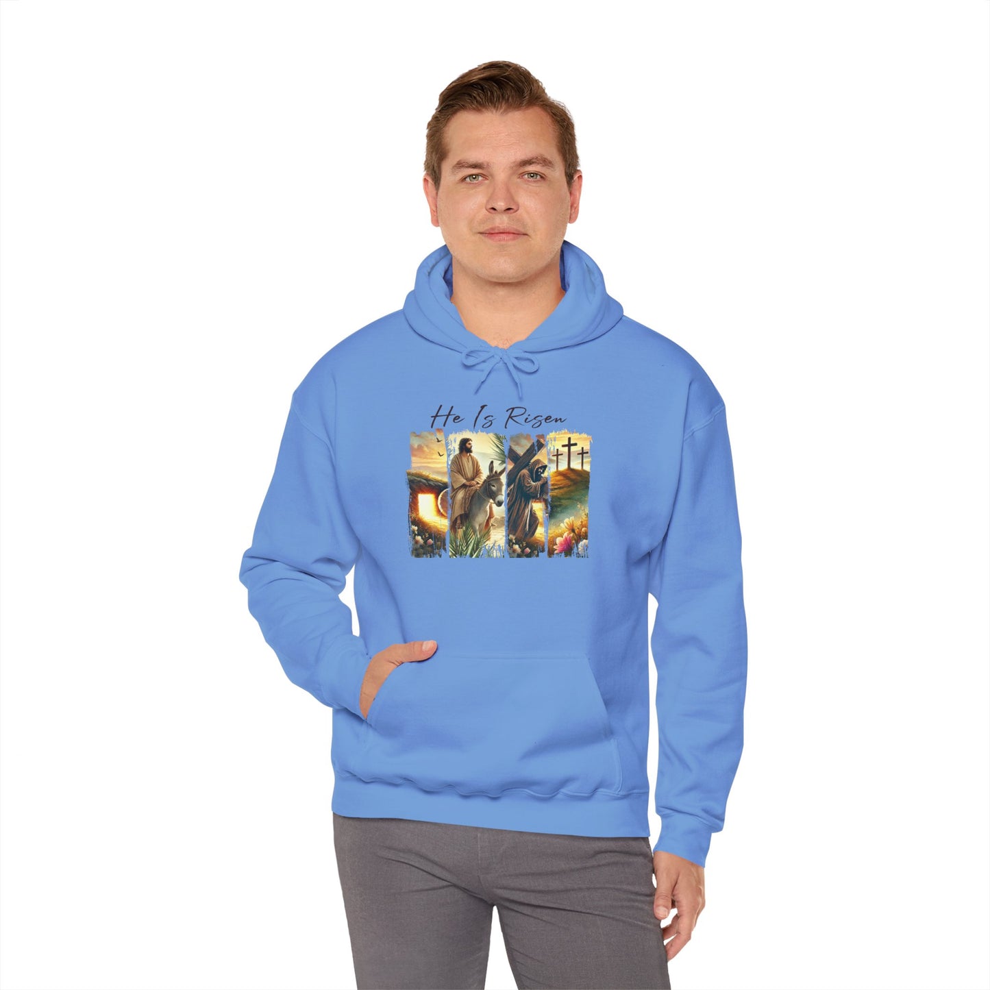 He Is Risen - Heavy Blend Hoodie
