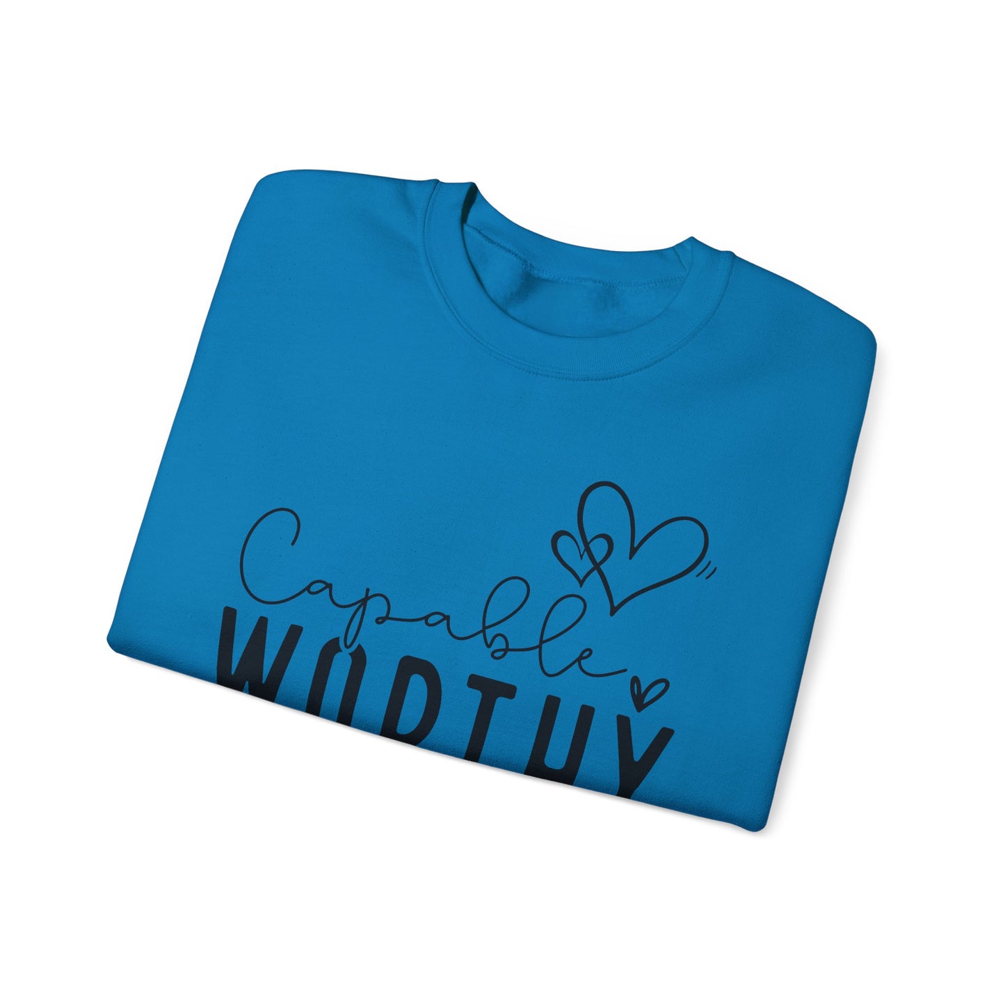 Capable & Worthy Unisex Crewneck Sweatshirt