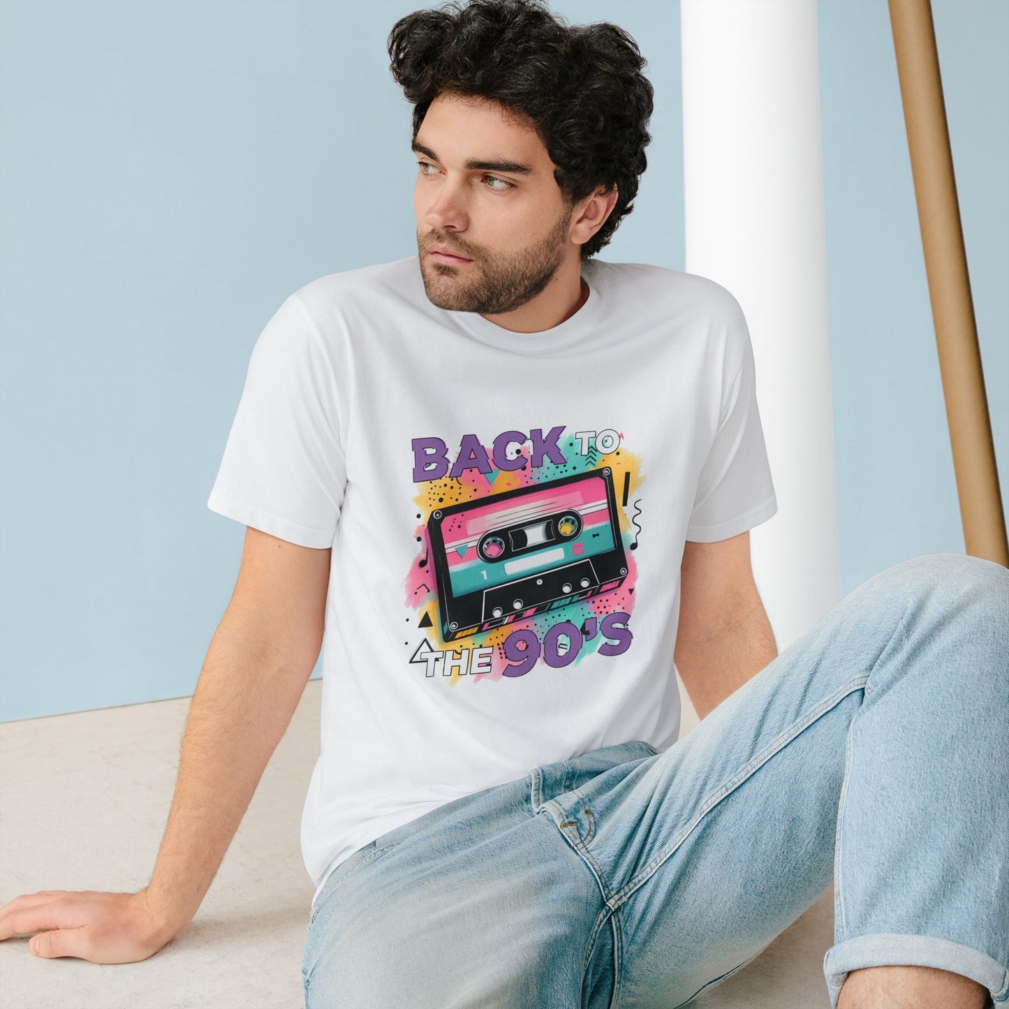 Retro 90's Inspired Organic T-Shirt