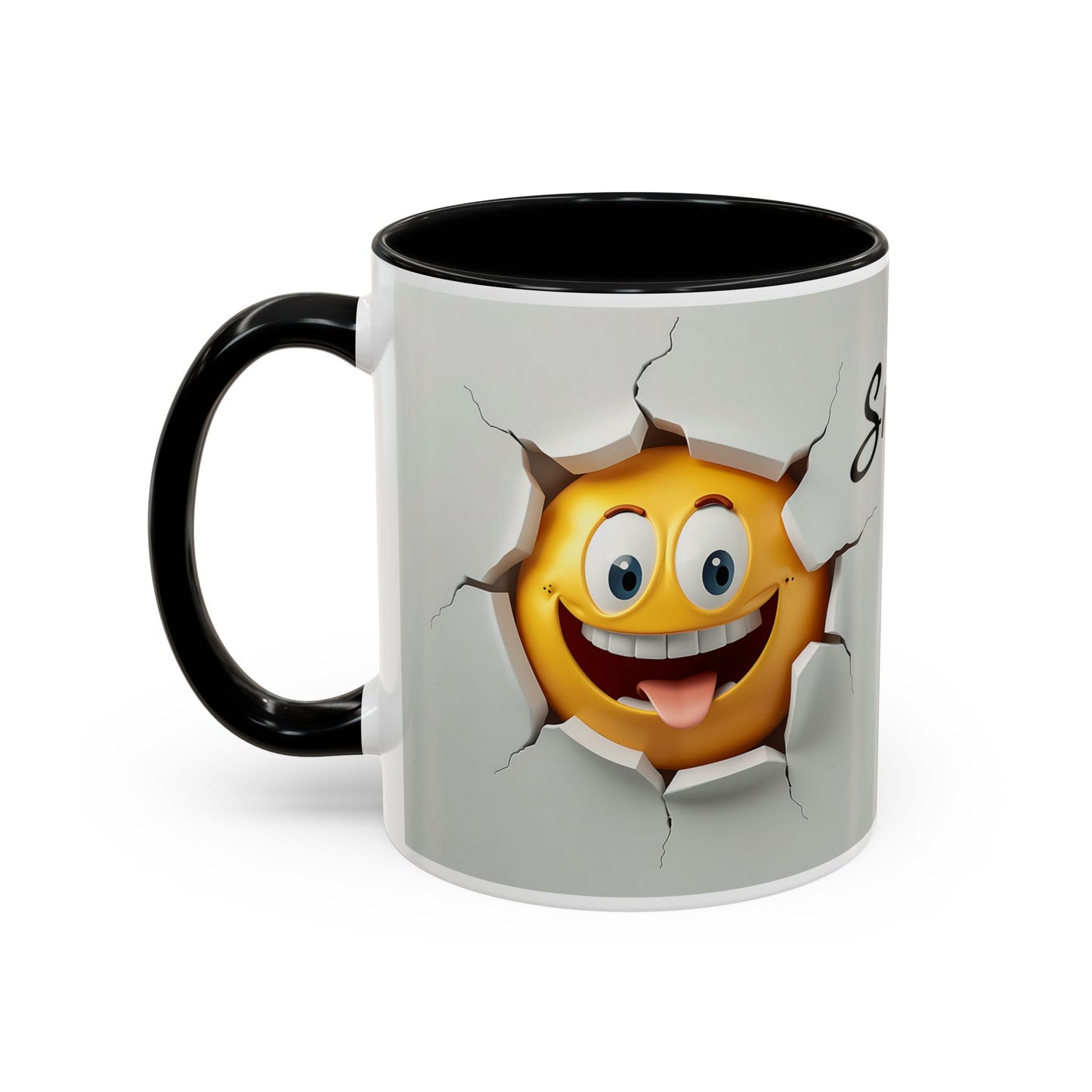 Funny Smile Accent Coffee Mug
