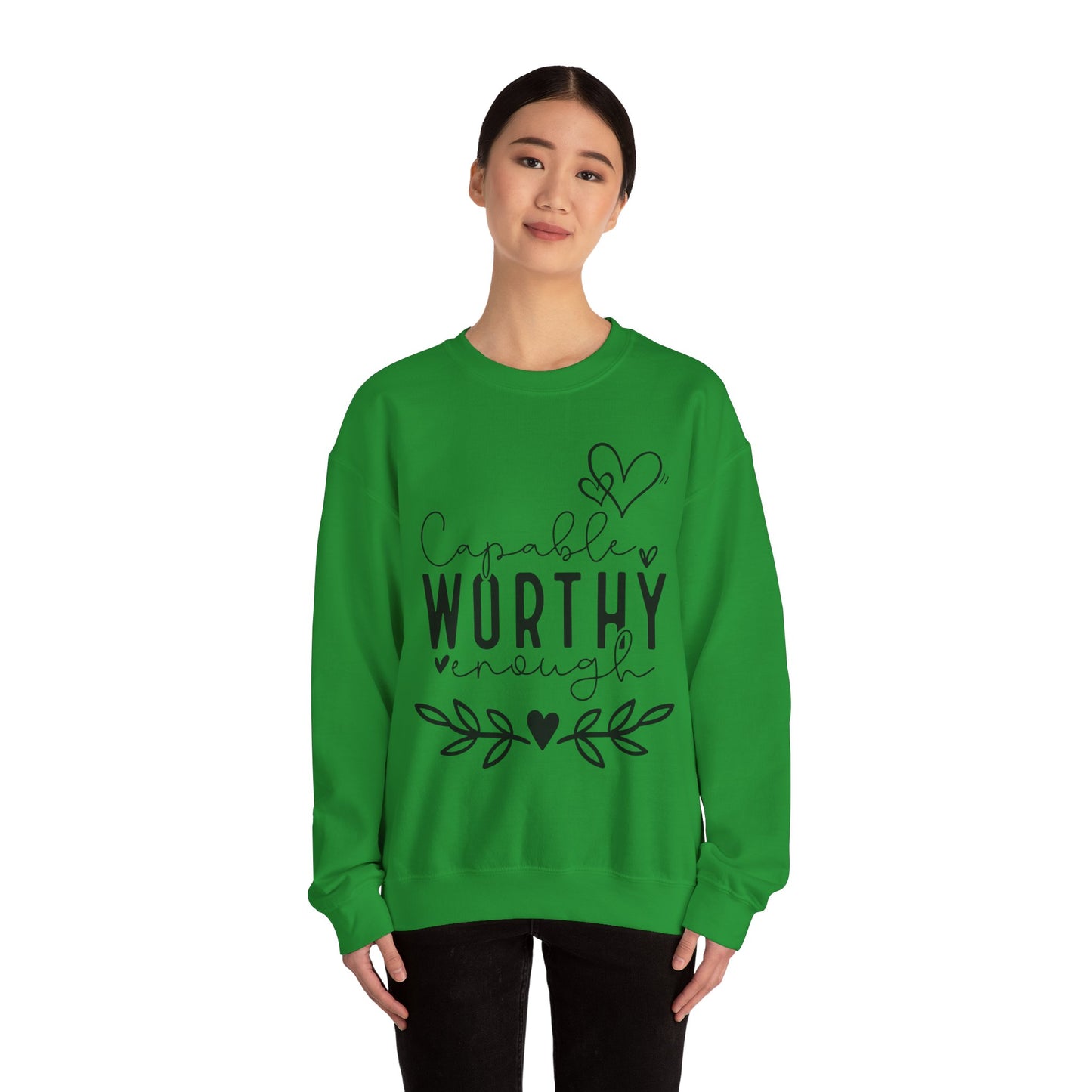 Capable & Worthy Unisex Crewneck Sweatshirt