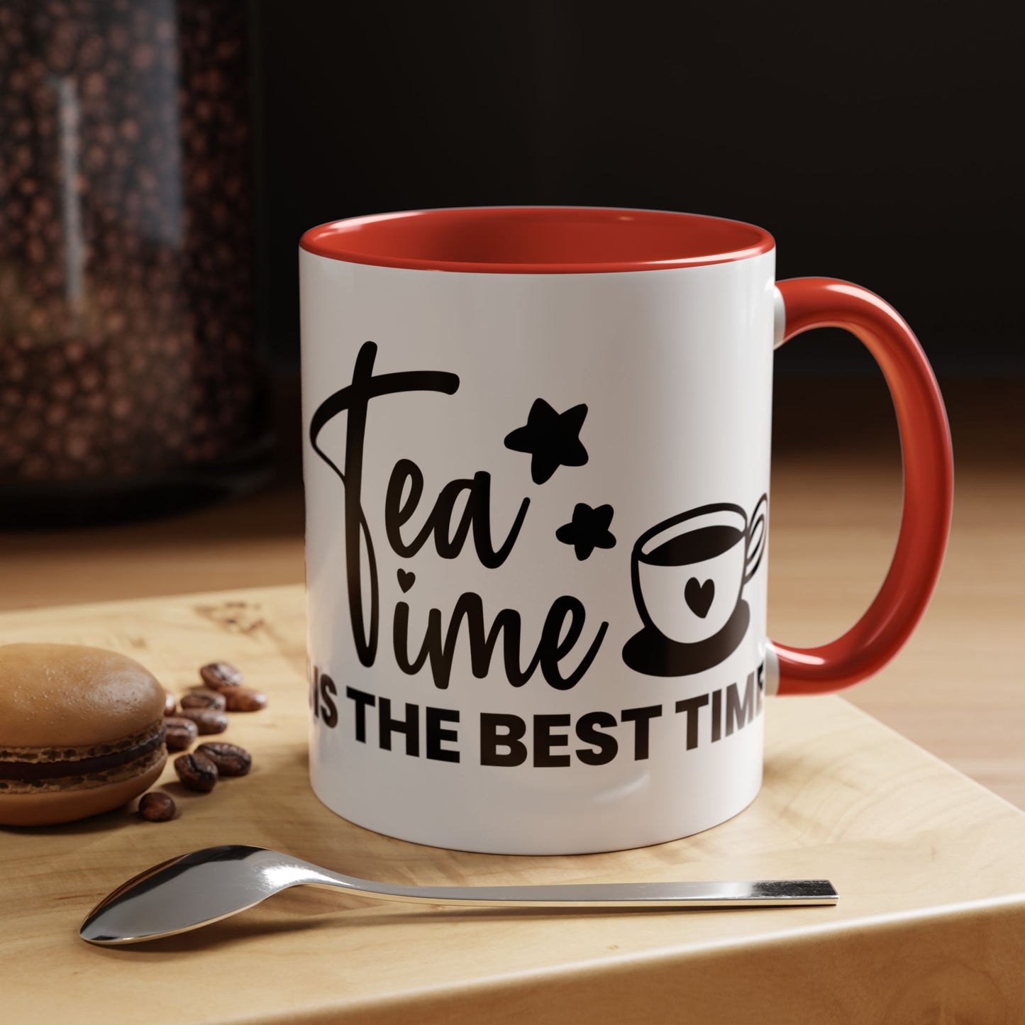 Tea Time Accent Coffee Mug