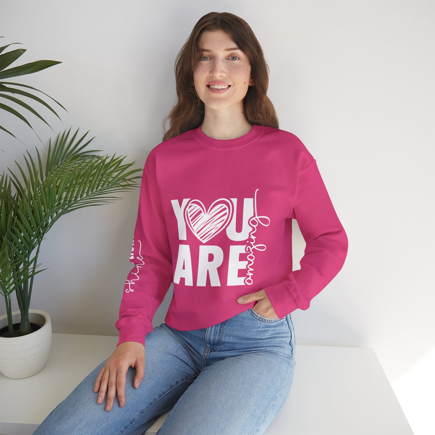 You Are Loved Unisex Crewneck Sweatshirt
