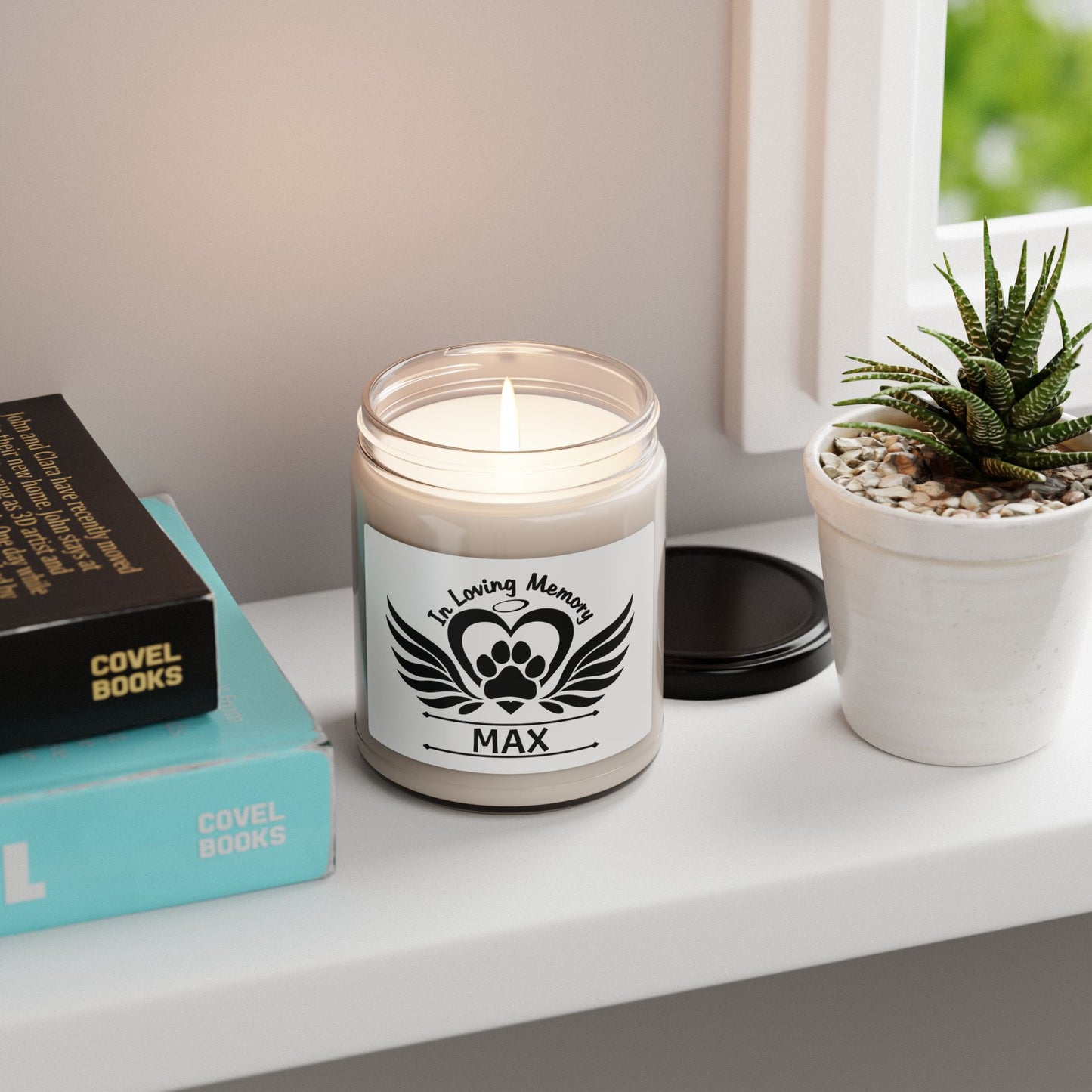 Custom Memorial Pet Soy Candle, 9oz