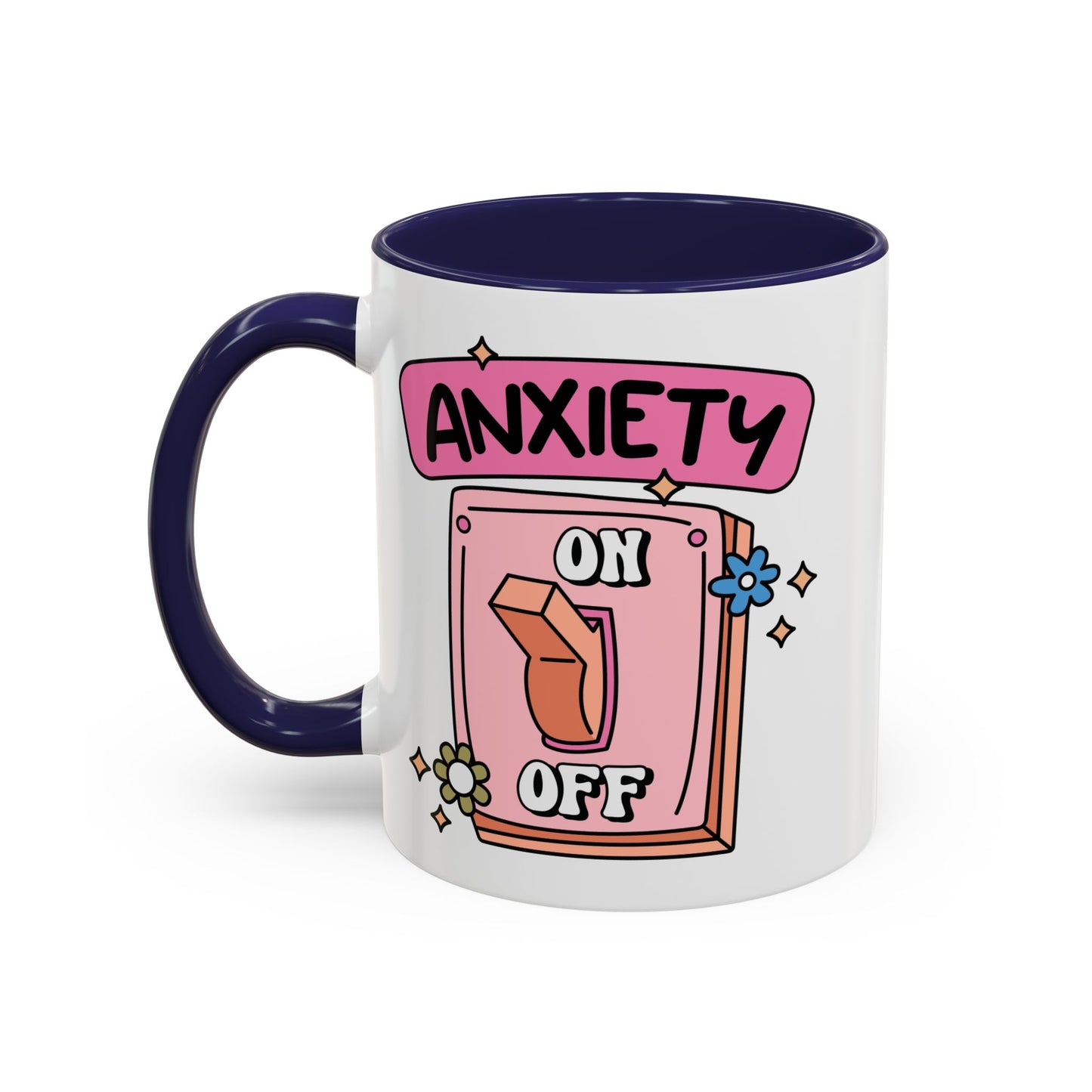 Anxiety On/Off Accent Coffee Mug