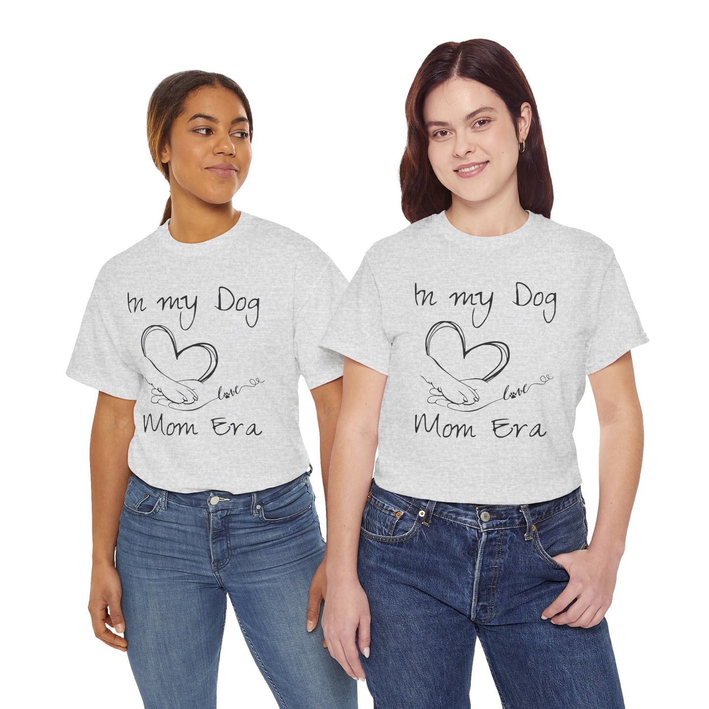In My Dog Mom Era Unisex Heavy Cotton Tee