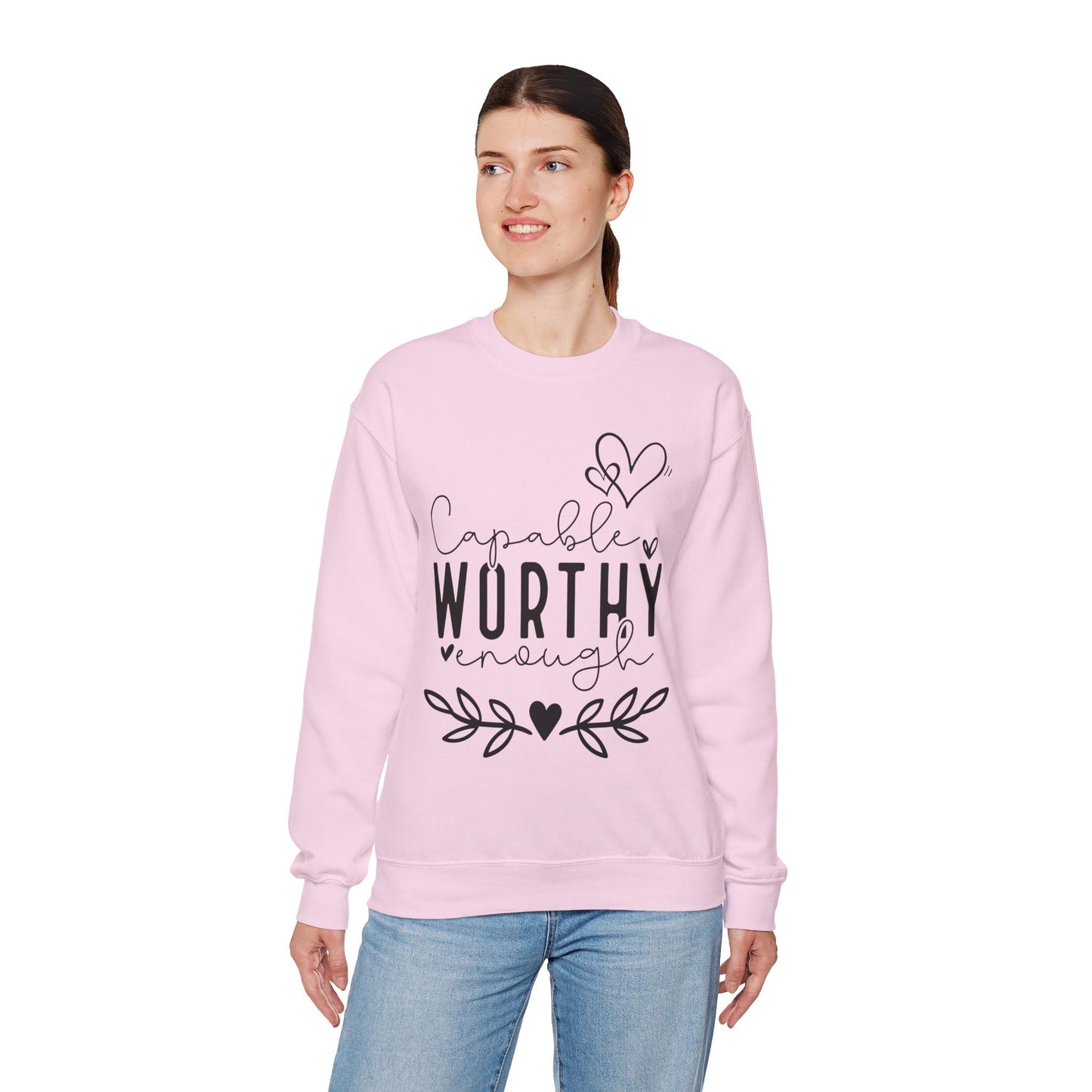 Capable & Worthy Unisex Crewneck Sweatshirt