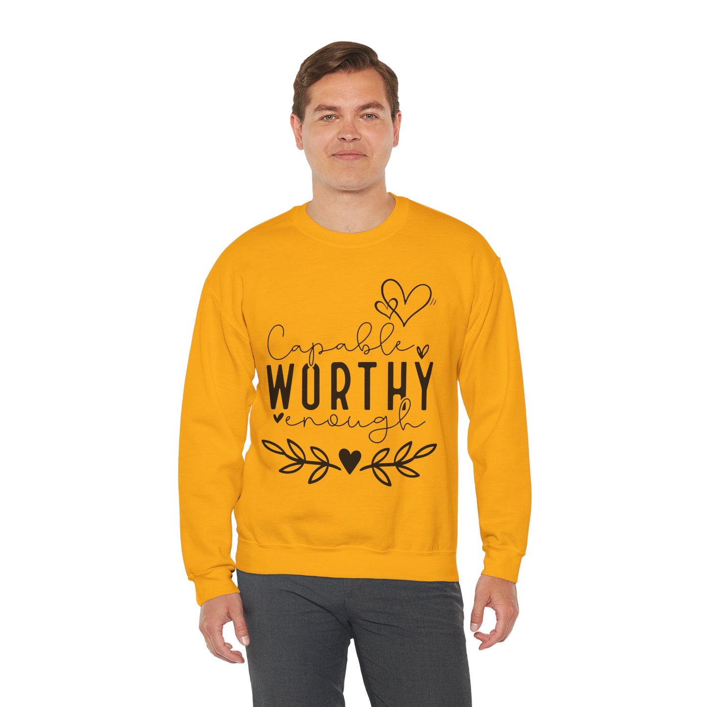 Capable & Worthy Unisex Crewneck Sweatshirt