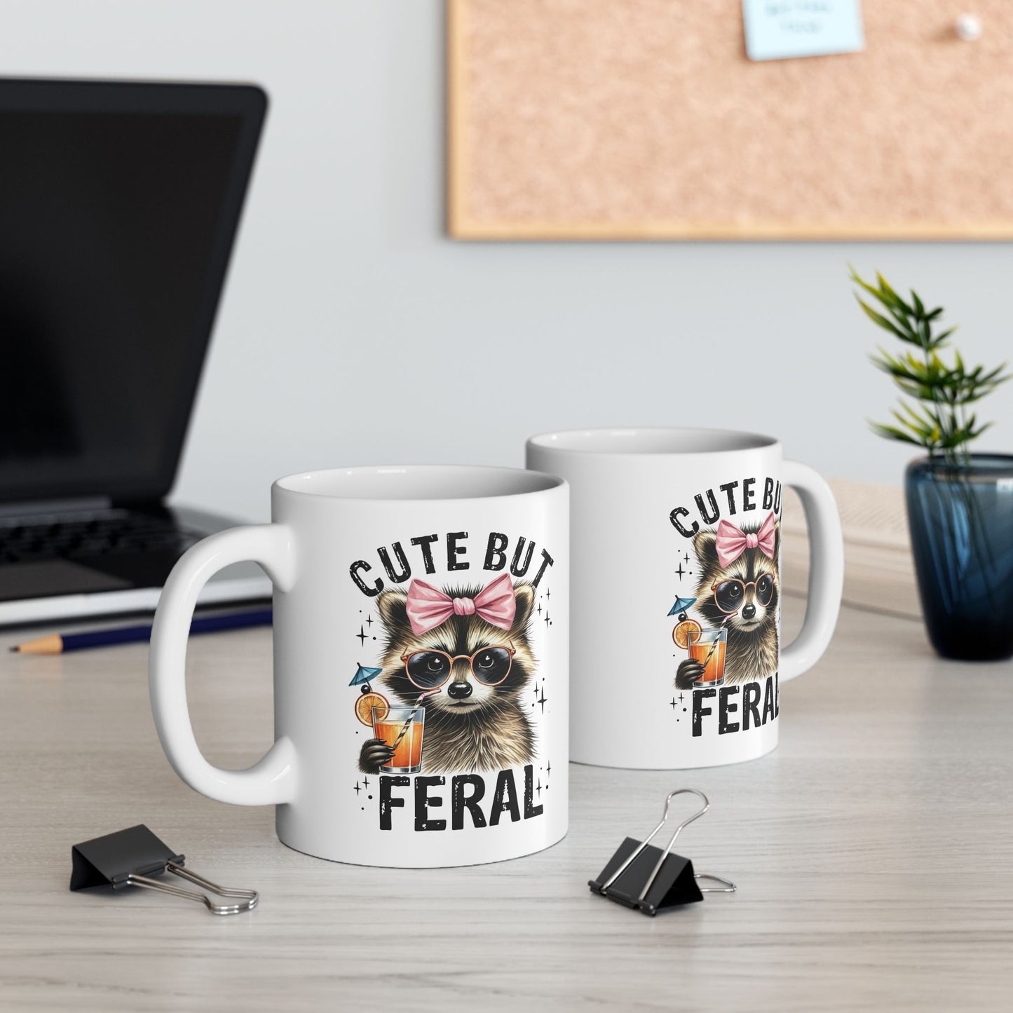Cute But Feral Cat Mug