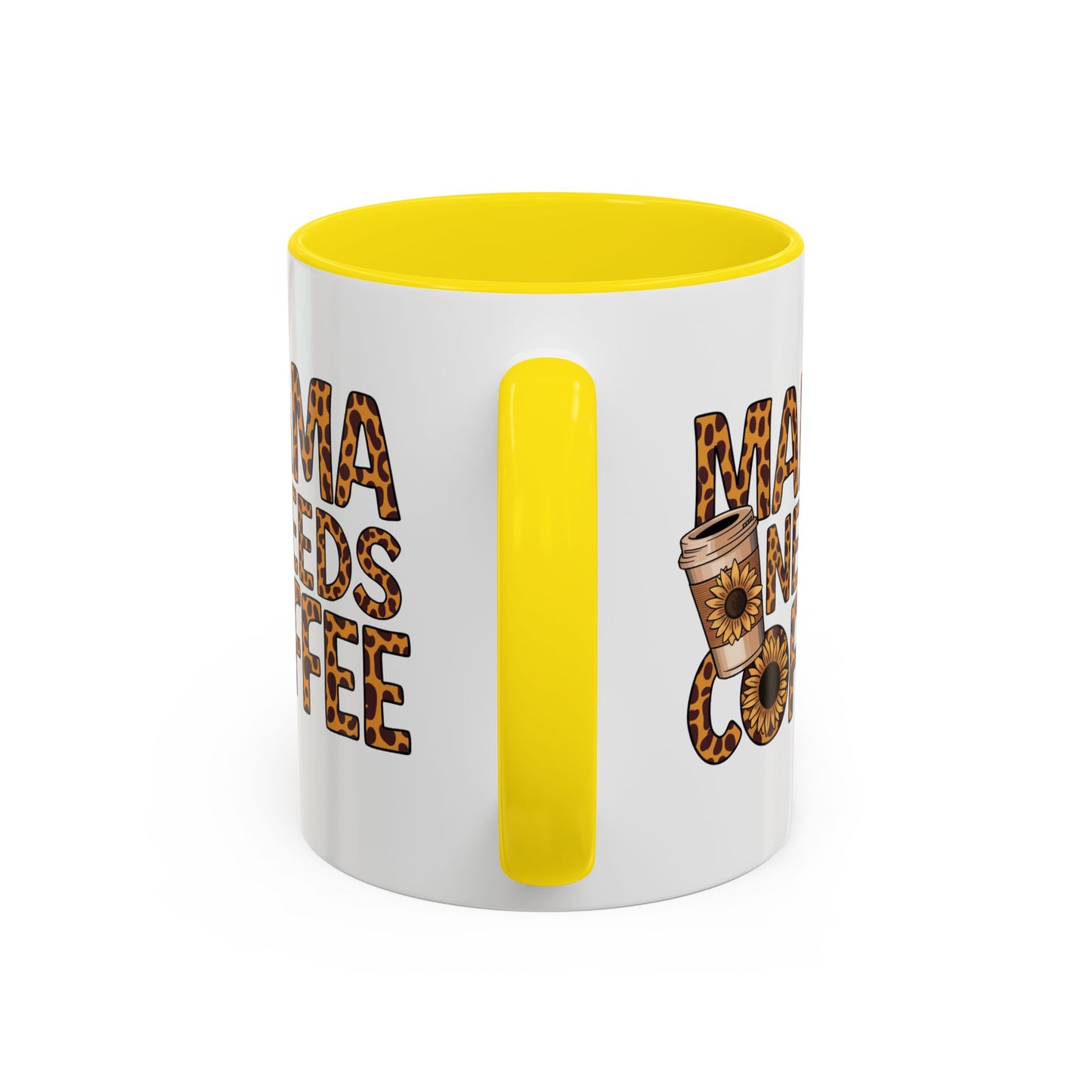 Mama Needs Coffee Accent Mug