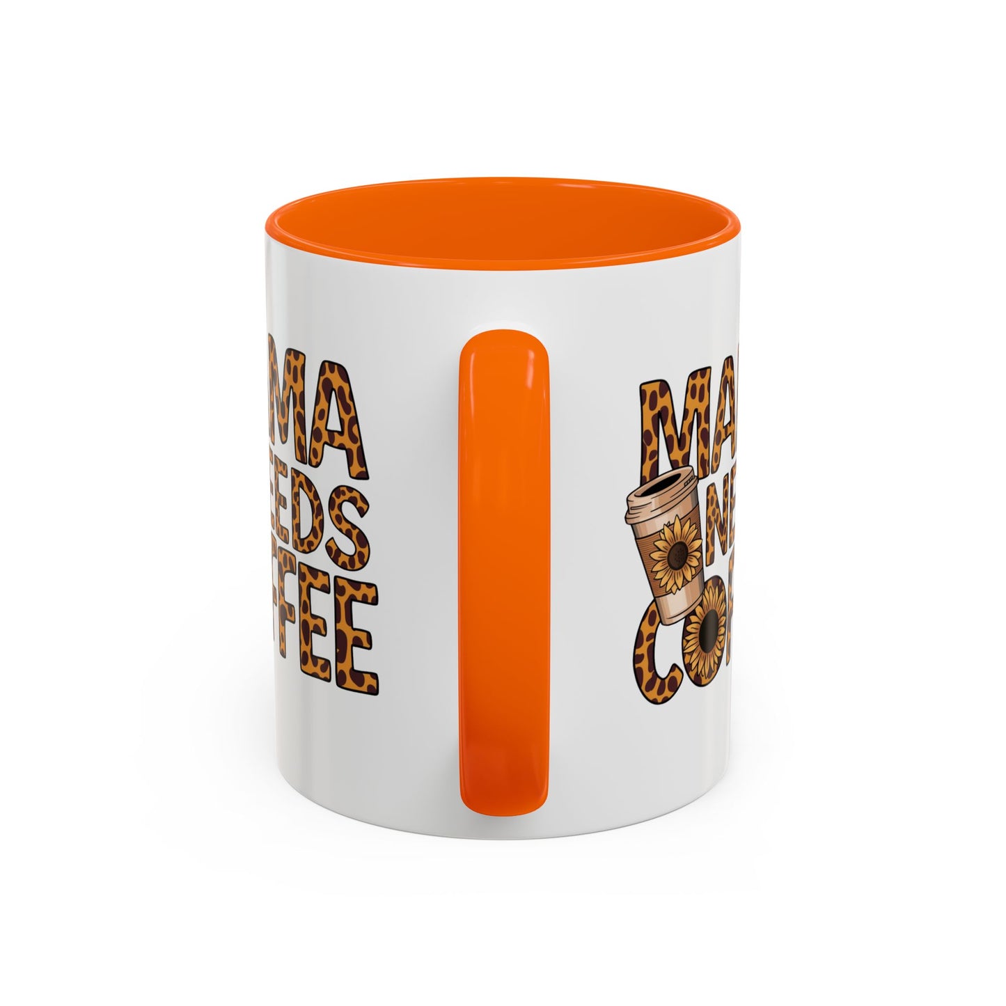 Mama Needs Coffee Accent Mug