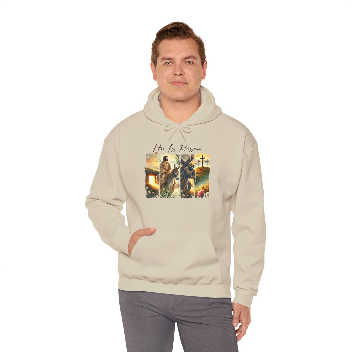 He Is Risen - Heavy Blend Hoodie