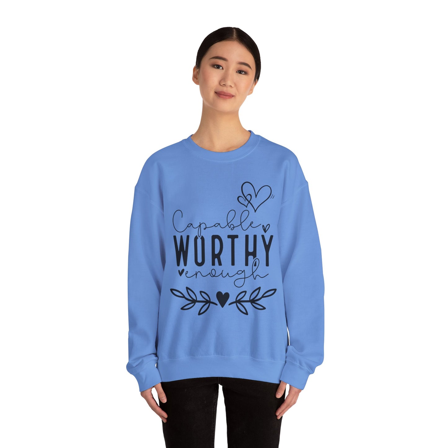 Capable & Worthy Unisex Crewneck Sweatshirt