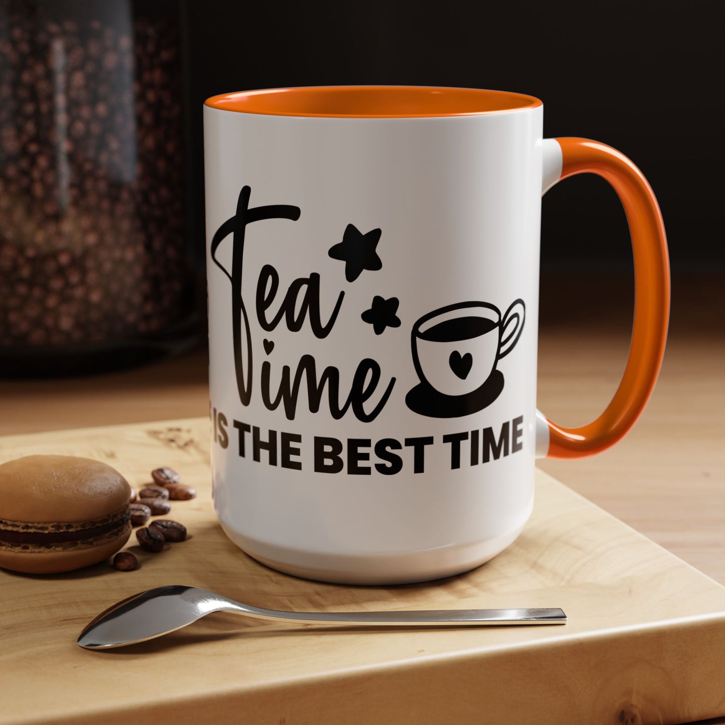 Tea Time Accent Coffee Mug